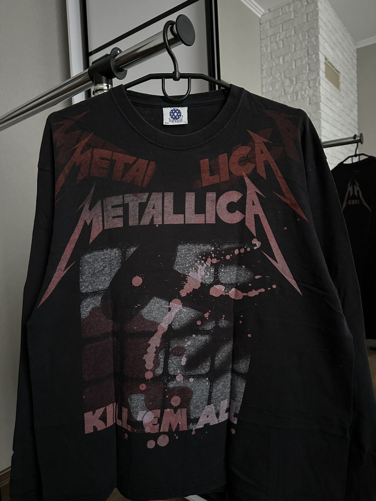 Metallica Metallica Kill Em All Vintage Band Long Sleeve T-Shirt 90s Size US L / EU 52-54 / 3 - 4 Thumbnail