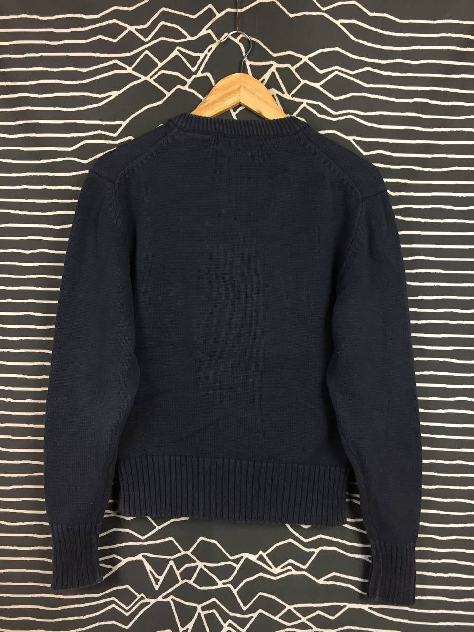 Polo Ralph Lauren Vtg Polo Ralph Lauren Cropped Fit V-Neck Knit Sweater Size US M / EU 48-50 / 2 - 10 Thumbnail