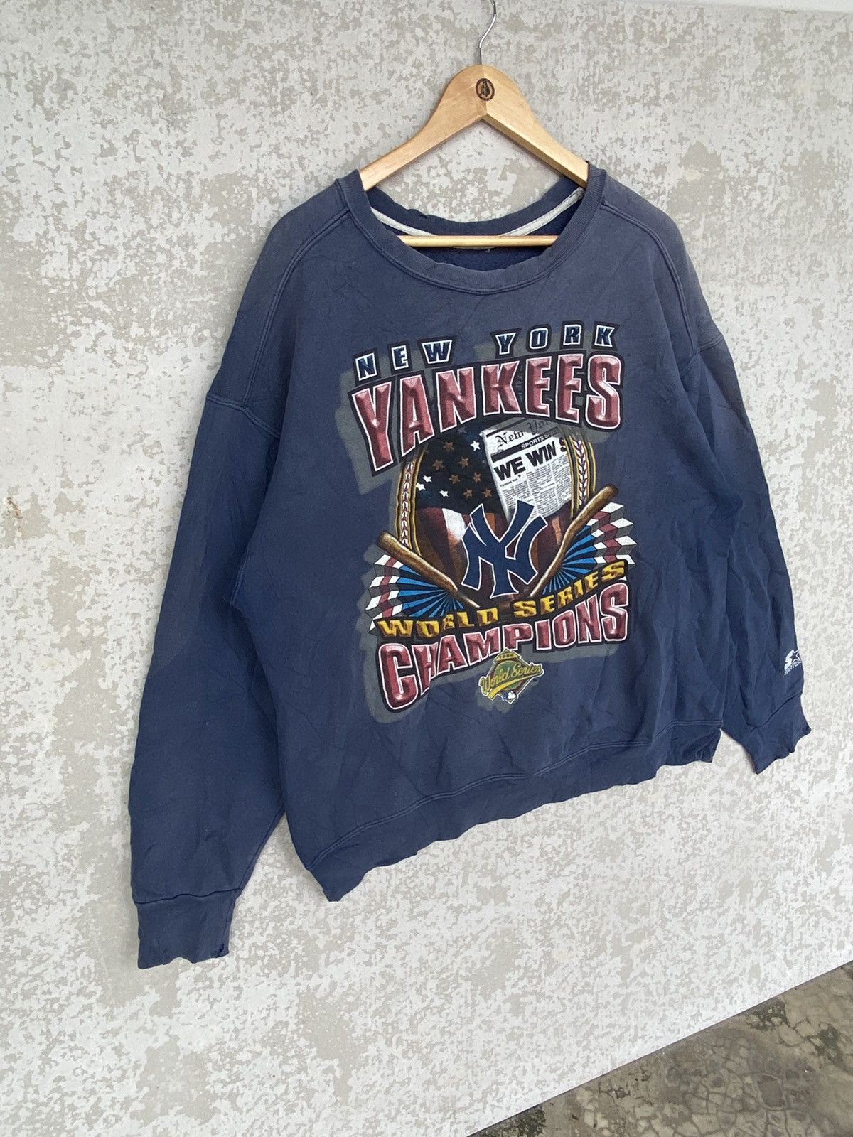 Other Vintage New York Yankees Printed Crewneck Sweatshirt Blue Size US M / EU 48-50 / 2 - 3 Thumbnail