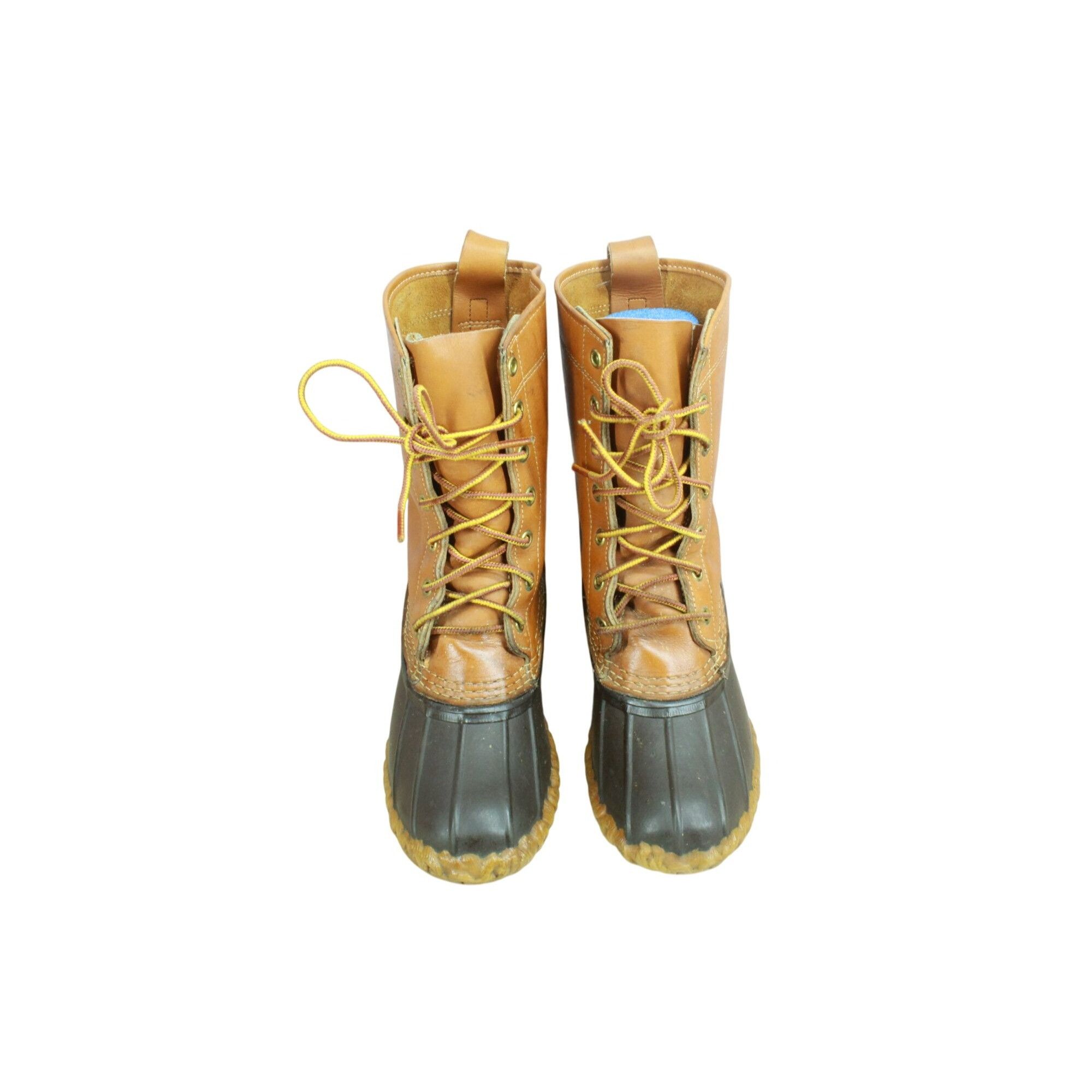 L.L. Bean Vintage LL Bean Mid-Calf Leather Duck Boots Women's 6 M Size US 6 / IT 36 - 5 Thumbnail