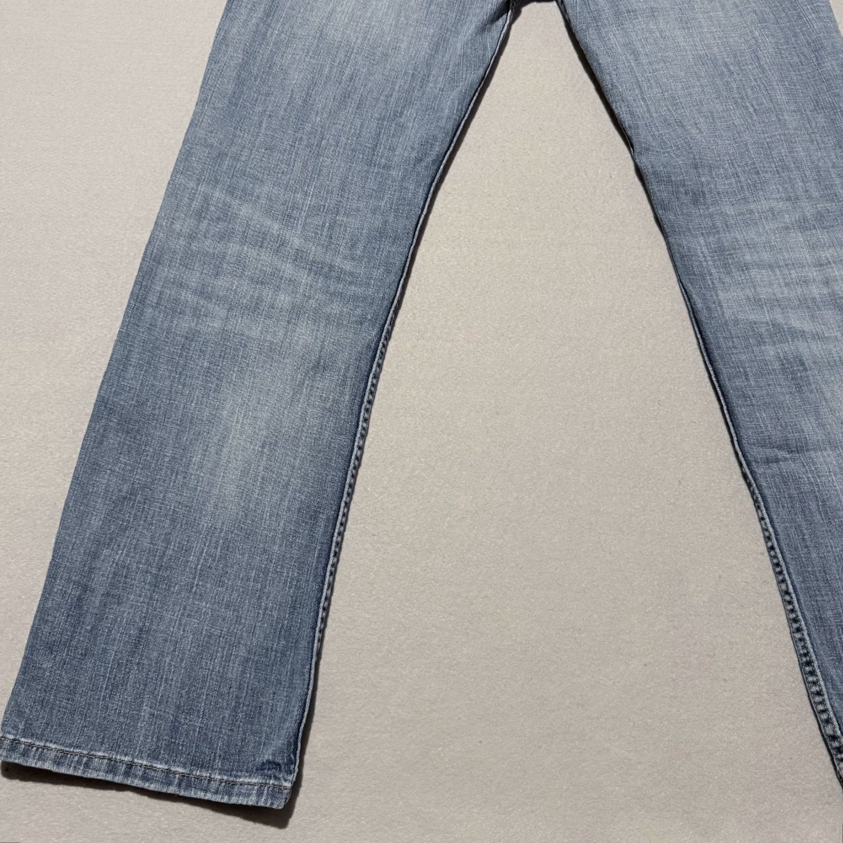 Levi's Levi's 514 Jeans Men Blue Denim Mid Rise Classic Pockets - 34X32 Size US 34 / EU 50 - 7 Thumbnail