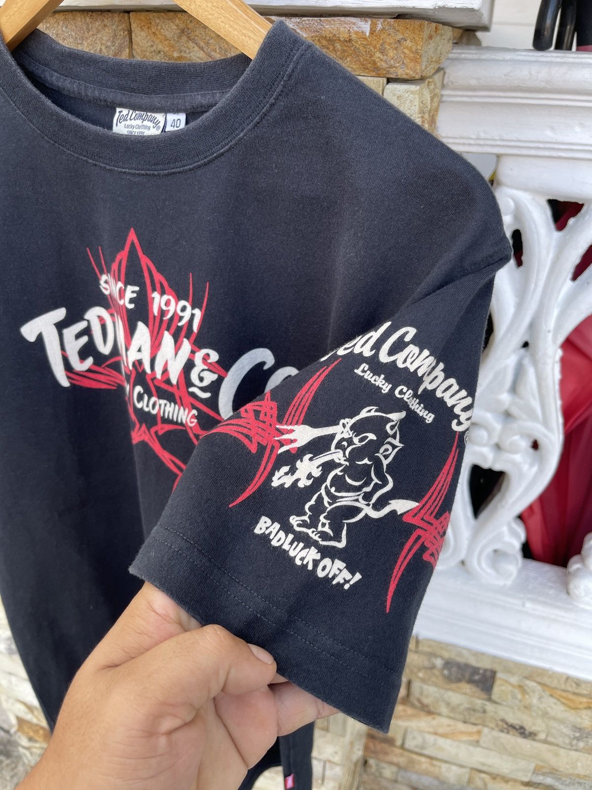 Tedman Rare🔥Vintage TEDMAN Ted Company Devils Equipment T-Shirt Size US M / EU 48-50 / 2 - 5 Thumbnail