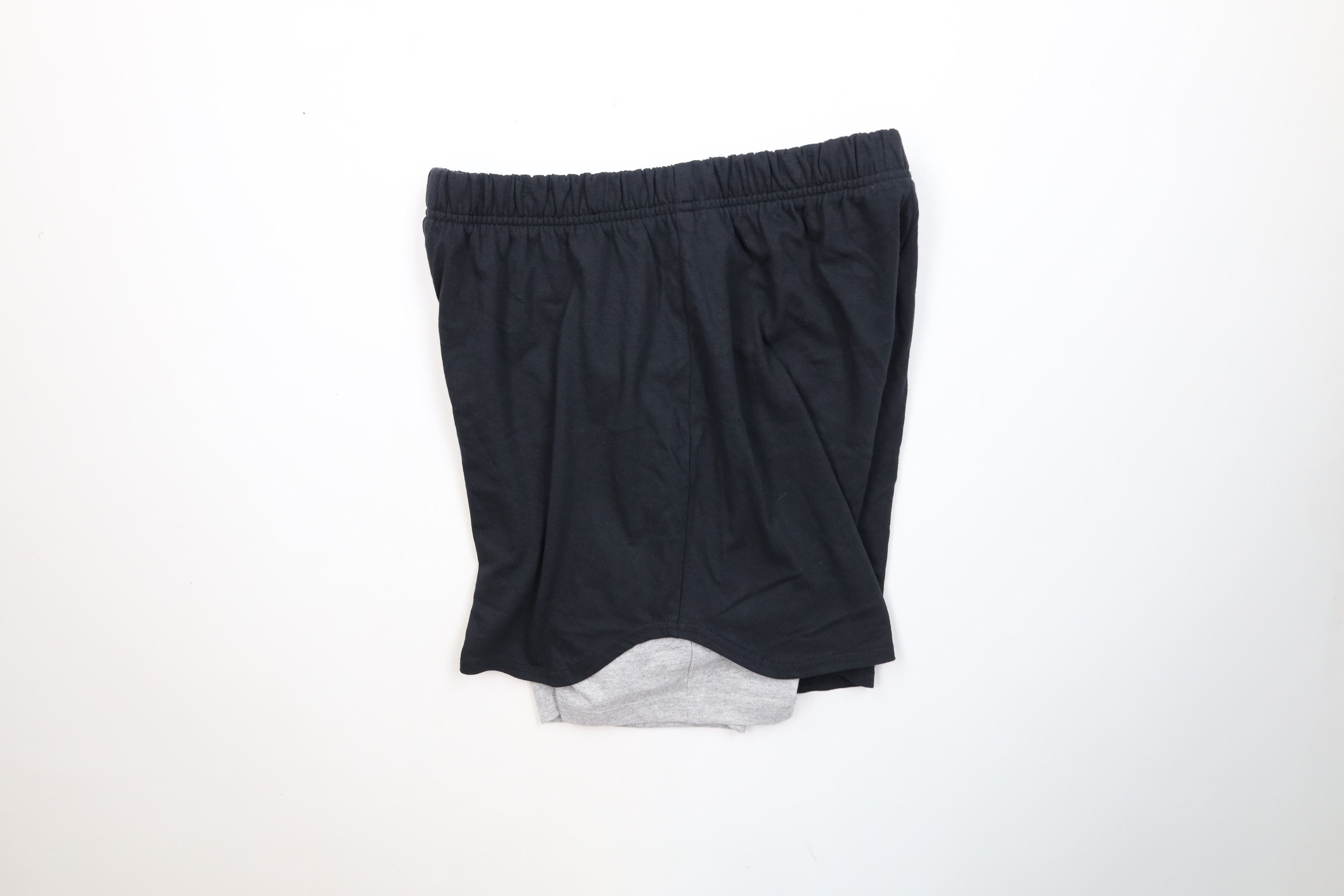 Vintage Vintage 90s Streetwear Sweatpants Shorts Black Cotton Size US 34 / EU 50 - 10 Thumbnail