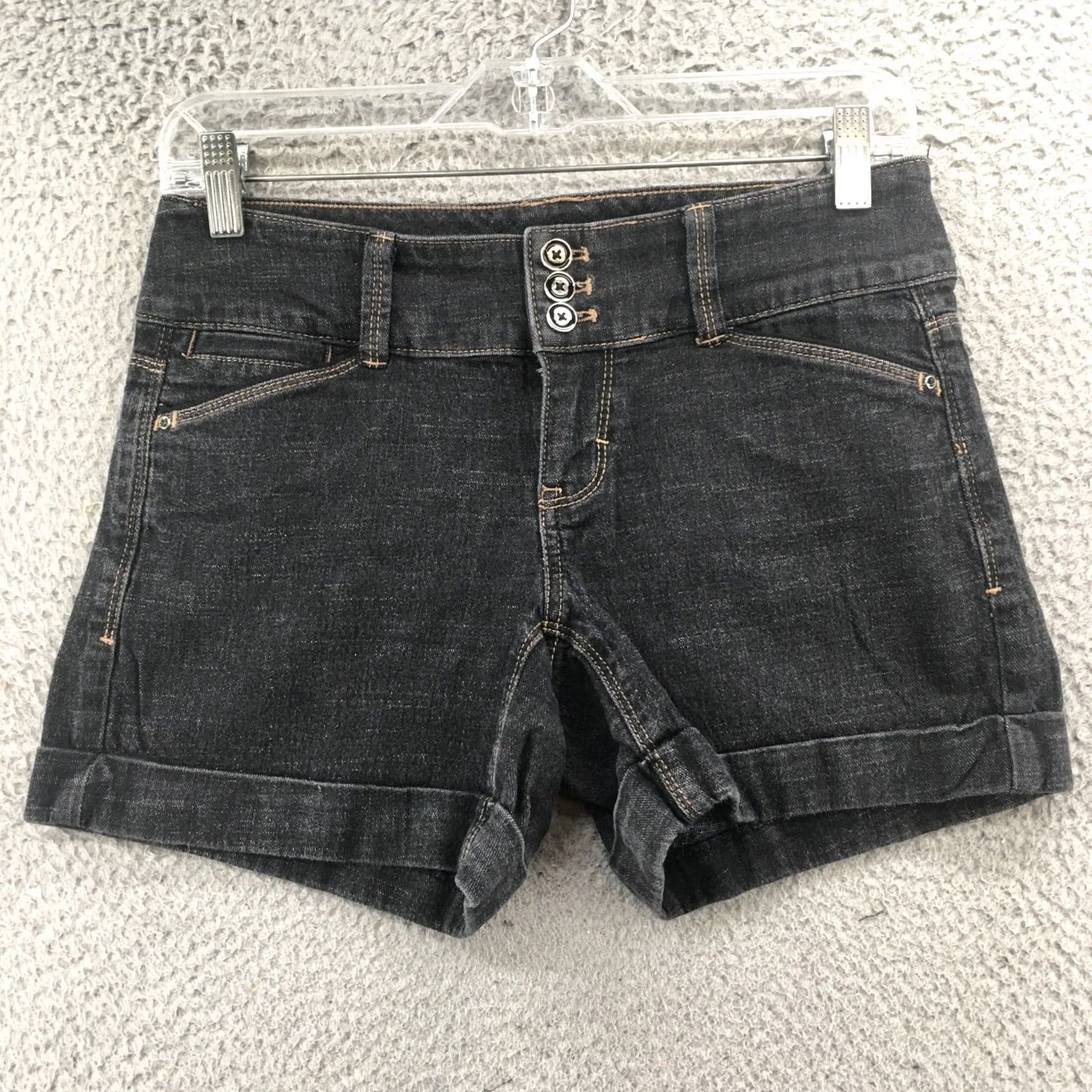 White House Black Market White House Black Market Short Pants Womens 0 Black Cotton Blend Zip Fly Button Casual Summer 0 Womens Black Cotton Blend Pockets Retro? Size 25" / US 0 / IT 36 - 2 Thumbnail