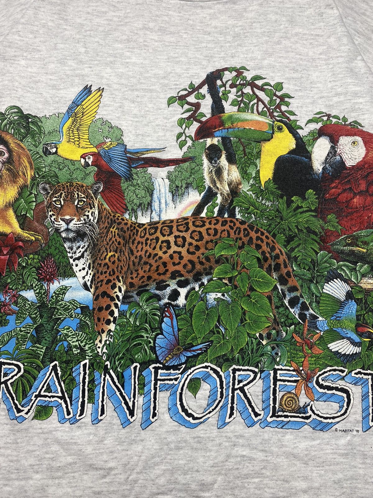 Habitat × Hysteric Glamour × Japanese Brand 1991 Habitat Oneita - Flora & Fauna T-Shirt Size US L / EU 52-54 / 3 - 8 Thumbnail