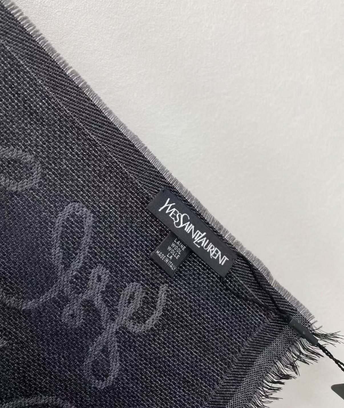 Saint Laurent Paris SAINT LAURENT 100% Wool Scarf J30 Size ONE SIZE - 5 Thumbnail