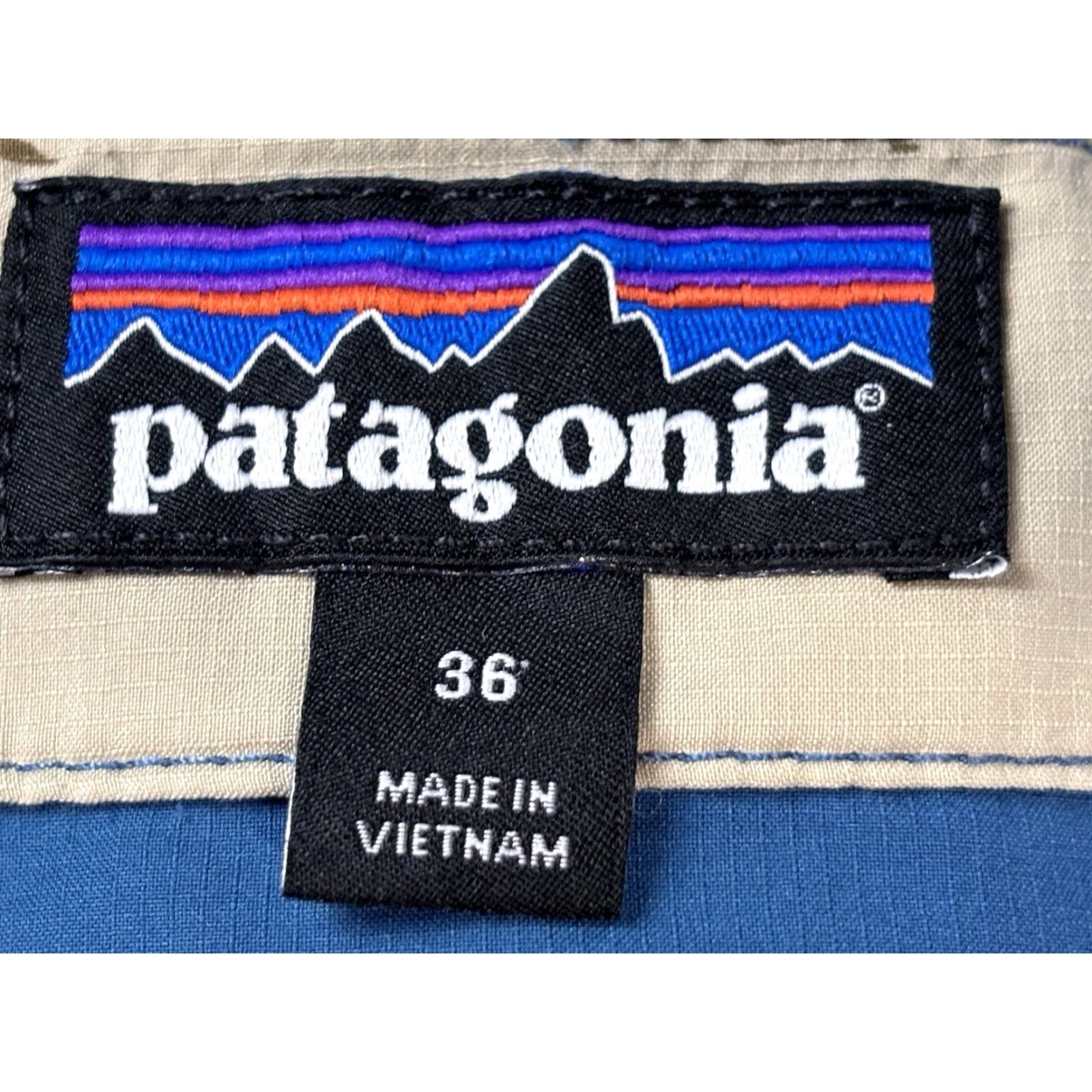 Patagonia Patagonia Board Shorts Mens 36 Wavefarer Lace Up Swim Surf Hike Outdoor Logo Board Shorts 36 Wavefarer Pat Size US 36 / EU 52 - 4 Thumbnail