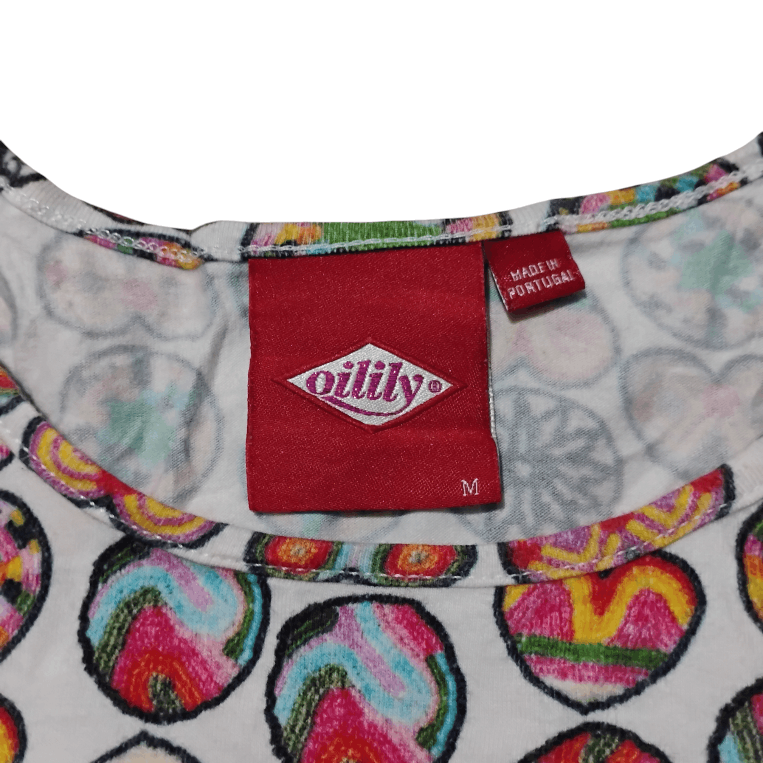 Oilily 2000s Oilily Psychedelic Pattern T Shirt Size M / US 6-8 / IT 42-44 - 2 Thumbnail