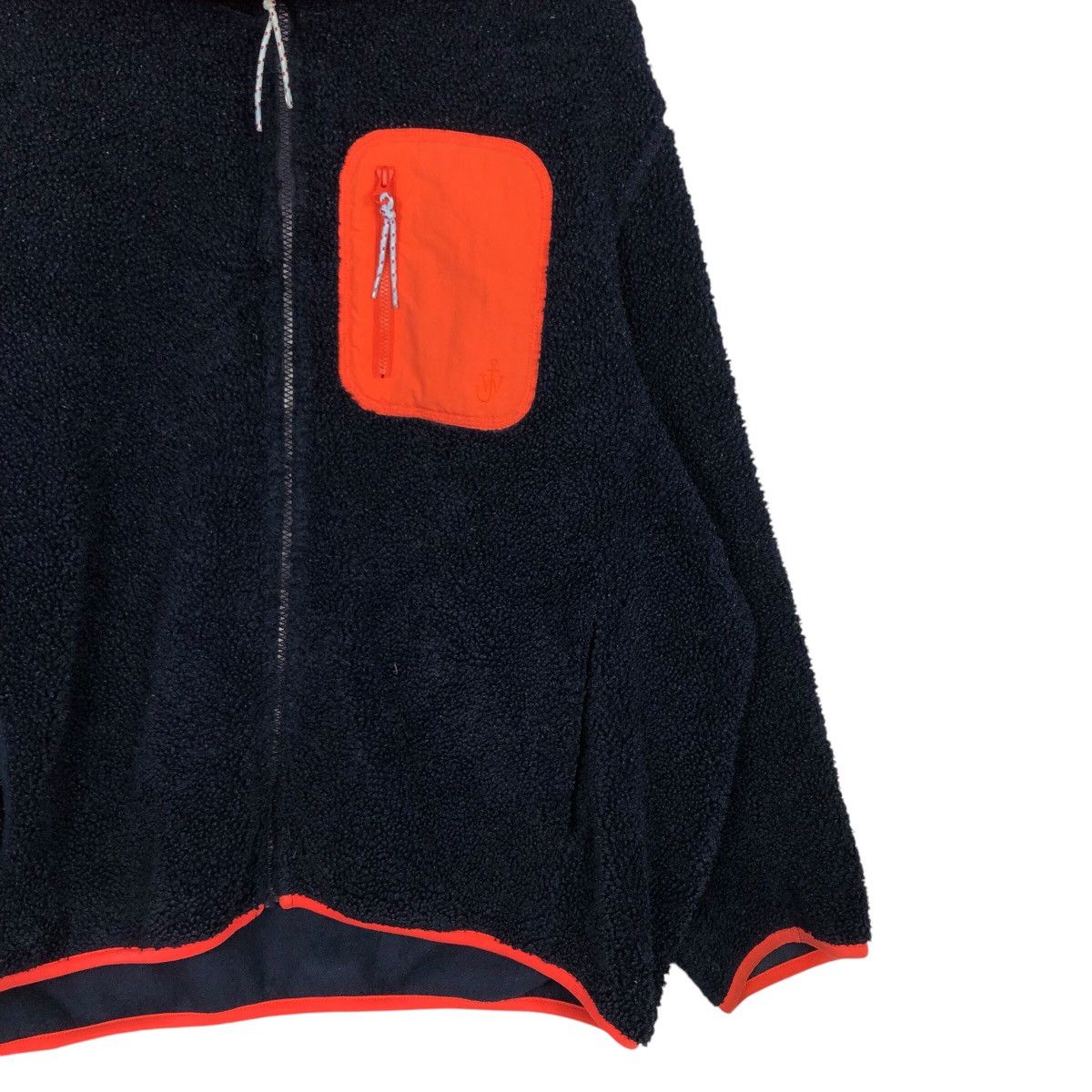 Japanese Brand 📌Vintage Fleece Bomber Zipper Jacket J.W.Anderson Size US XXL / EU 58 / 5 - 6 Thumbnail