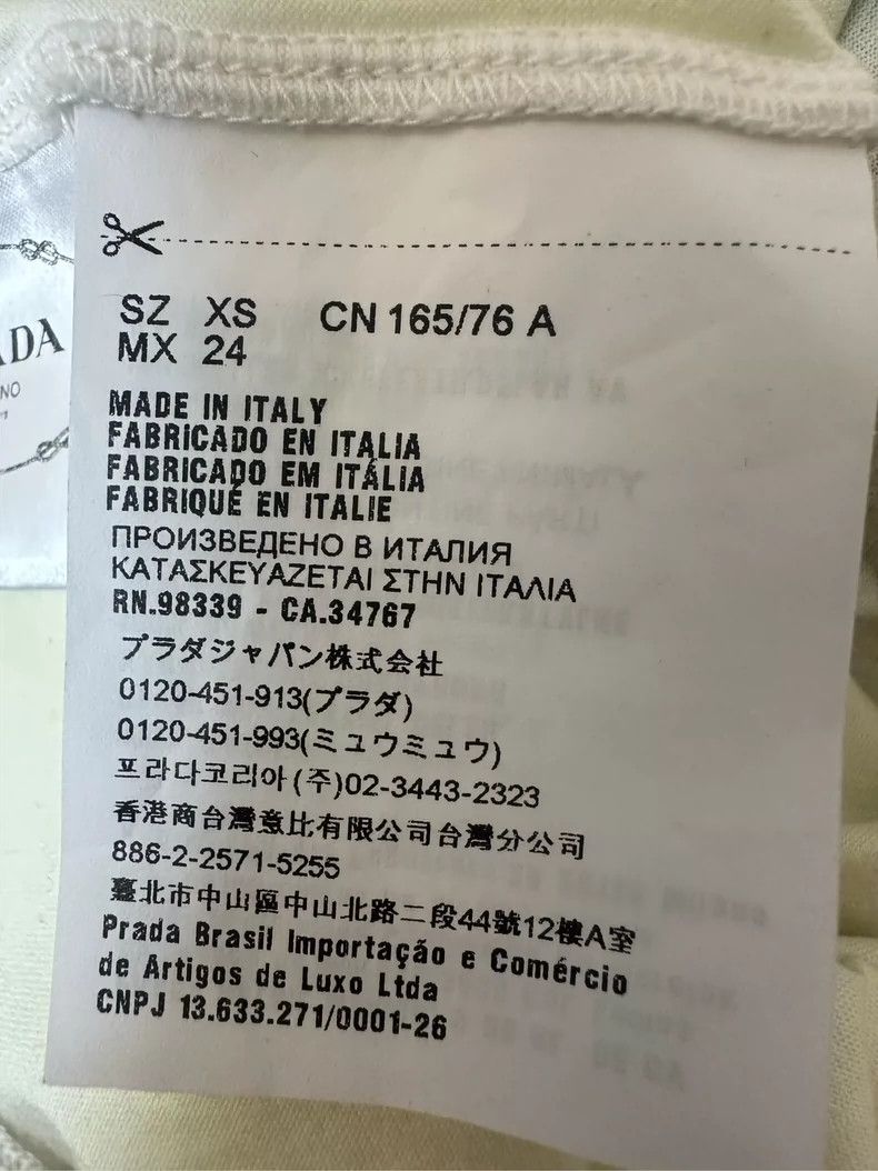 Prada PradaTriangle logo devil head long sleeves 2503-Nextarrow Size US XS / EU 42 / 0 - 4 Thumbnail