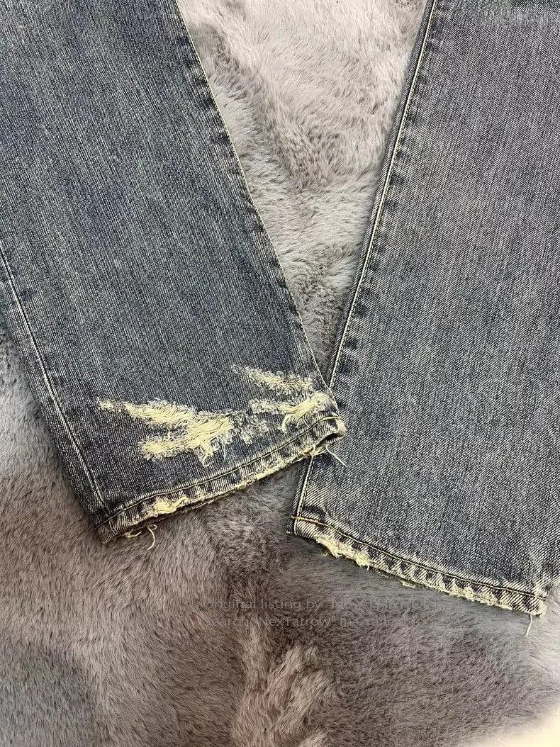 Saint Laurent Paris Saint Laurent Distressed Jeans Size 34. Size US 34 / EU 50 - 7 Thumbnail
