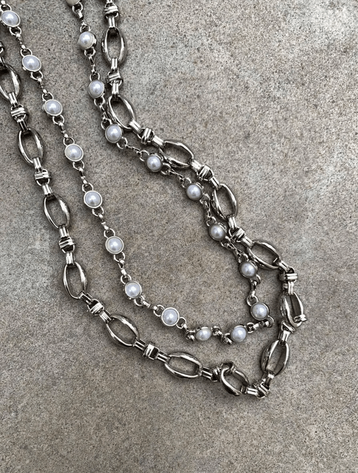 Japanese Brand × Jewelry 2 Layer Natural Echo Pearled Wallet Chain Size ONE SIZE - 2 Thumbnail