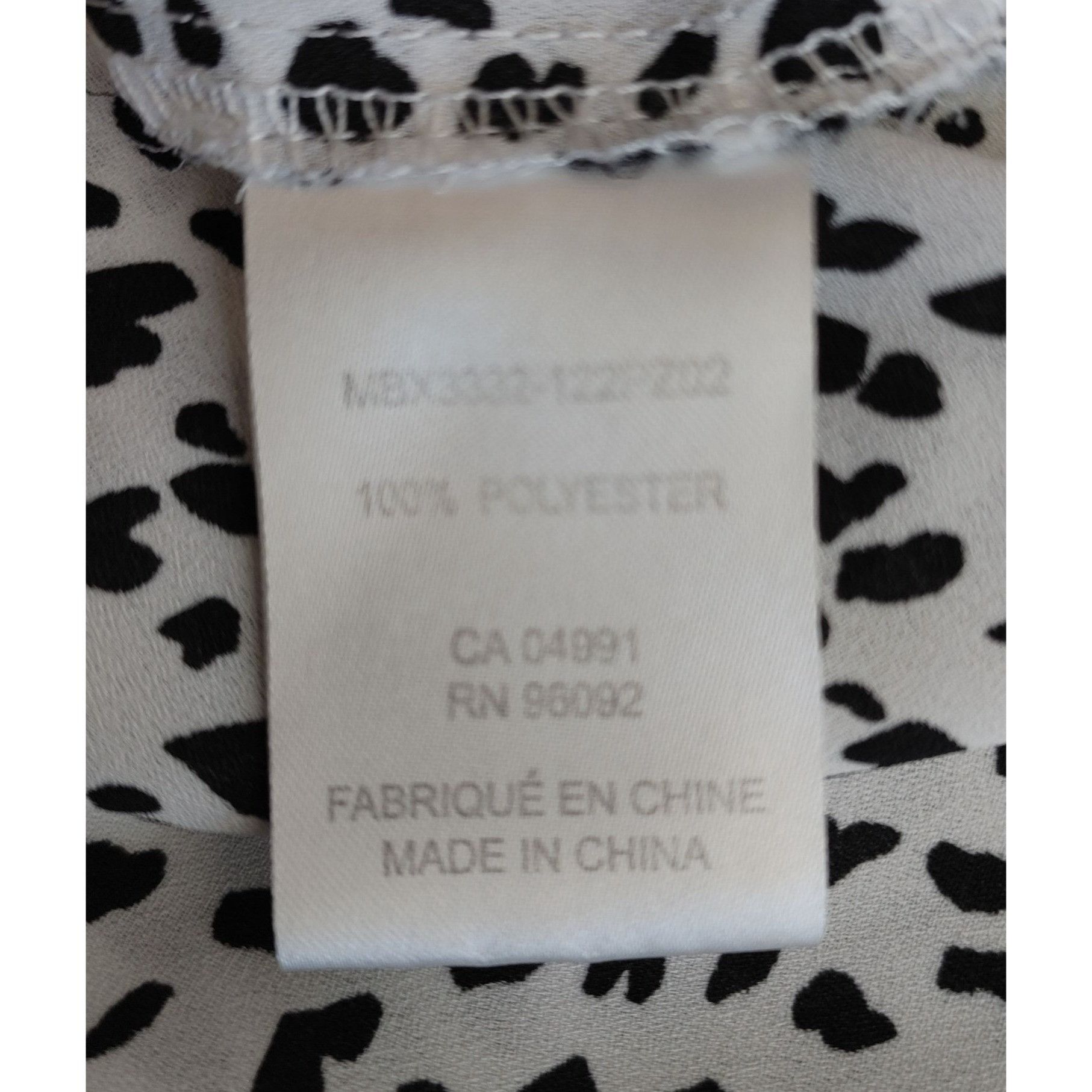 Other CAROLINA BELLE MONTREAL Womens 1X White Black Polka Dot Cow Size XL / US 12-14 / IT 48-50 - 4 Thumbnail