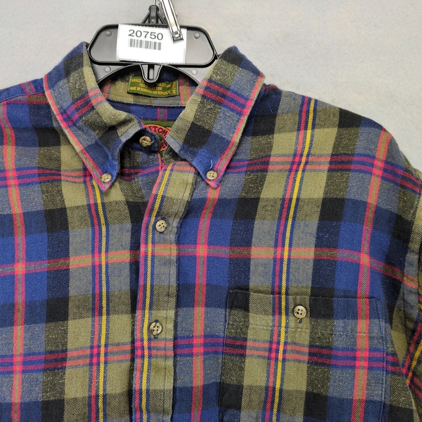 Boston Traders Vtg Boston Traders Plaid Flannel Button Down Shirt Men's L Size US L / EU 52-54 / 3 - 8 Thumbnail