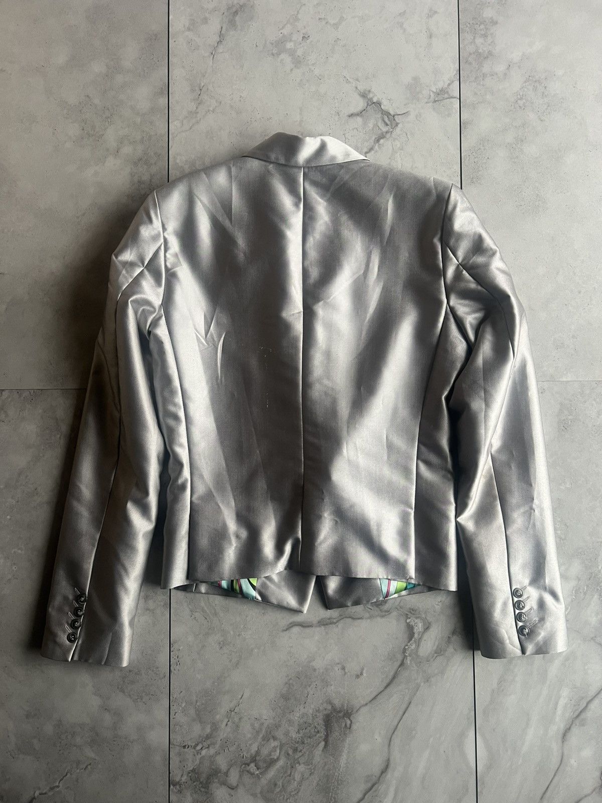 Japanese Brand Madhound Silver Tailored Blazer Size US S / EU 44-46 / 1 - 4 Thumbnail
