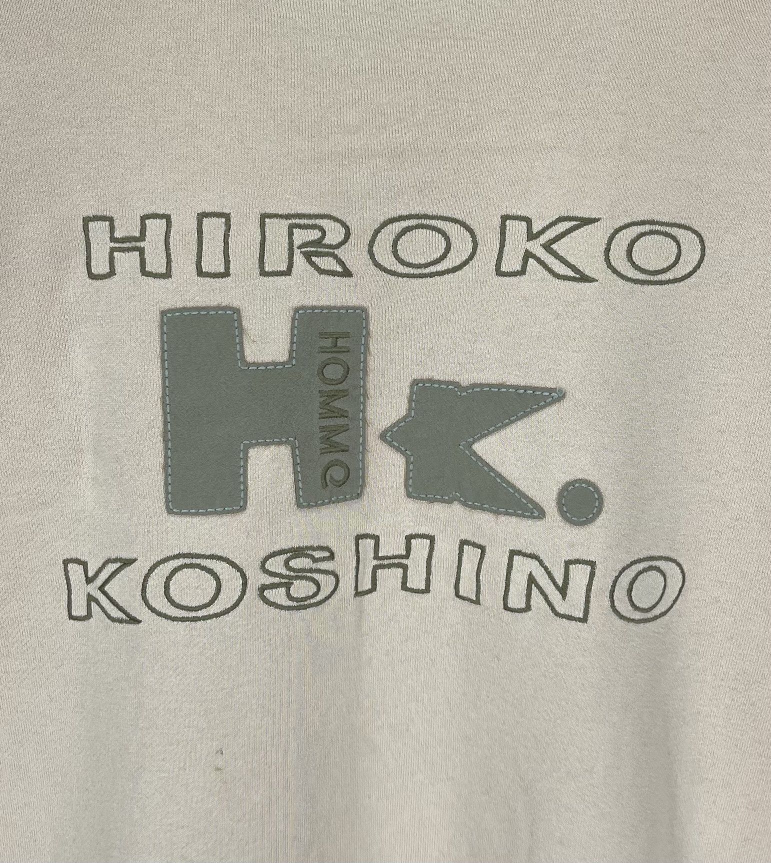 Hiroko Koshino Homme HIROKO KOSHINO HOMME Crew Neck Sweatshirt #1453/AX Size US L / EU 52-54 / 3 - 2 Thumbnail