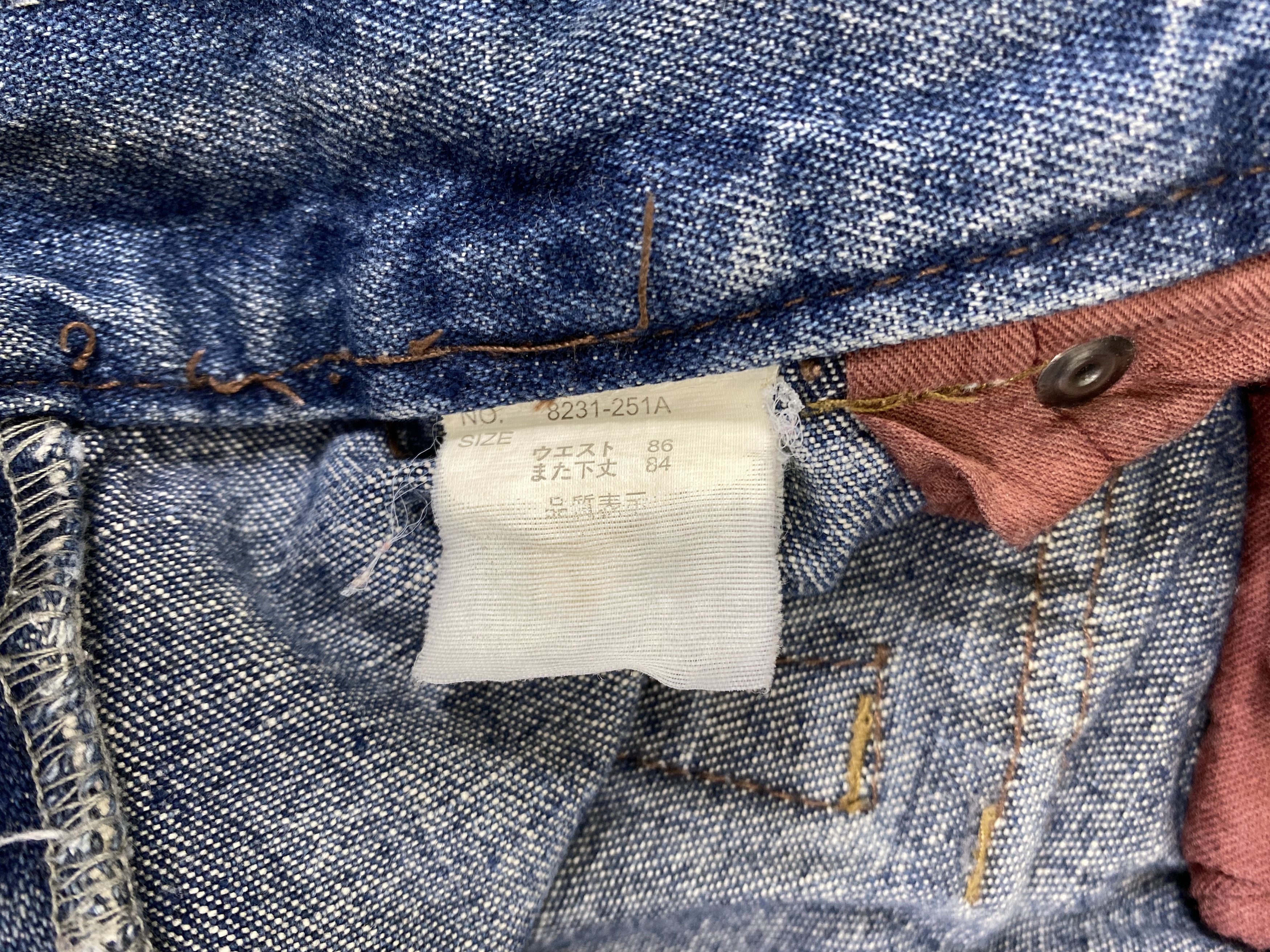If Six Was Nine Faded Blue Vintage Flare Jeans 35x32 - JN3289 Size US 35 - 9 Thumbnail