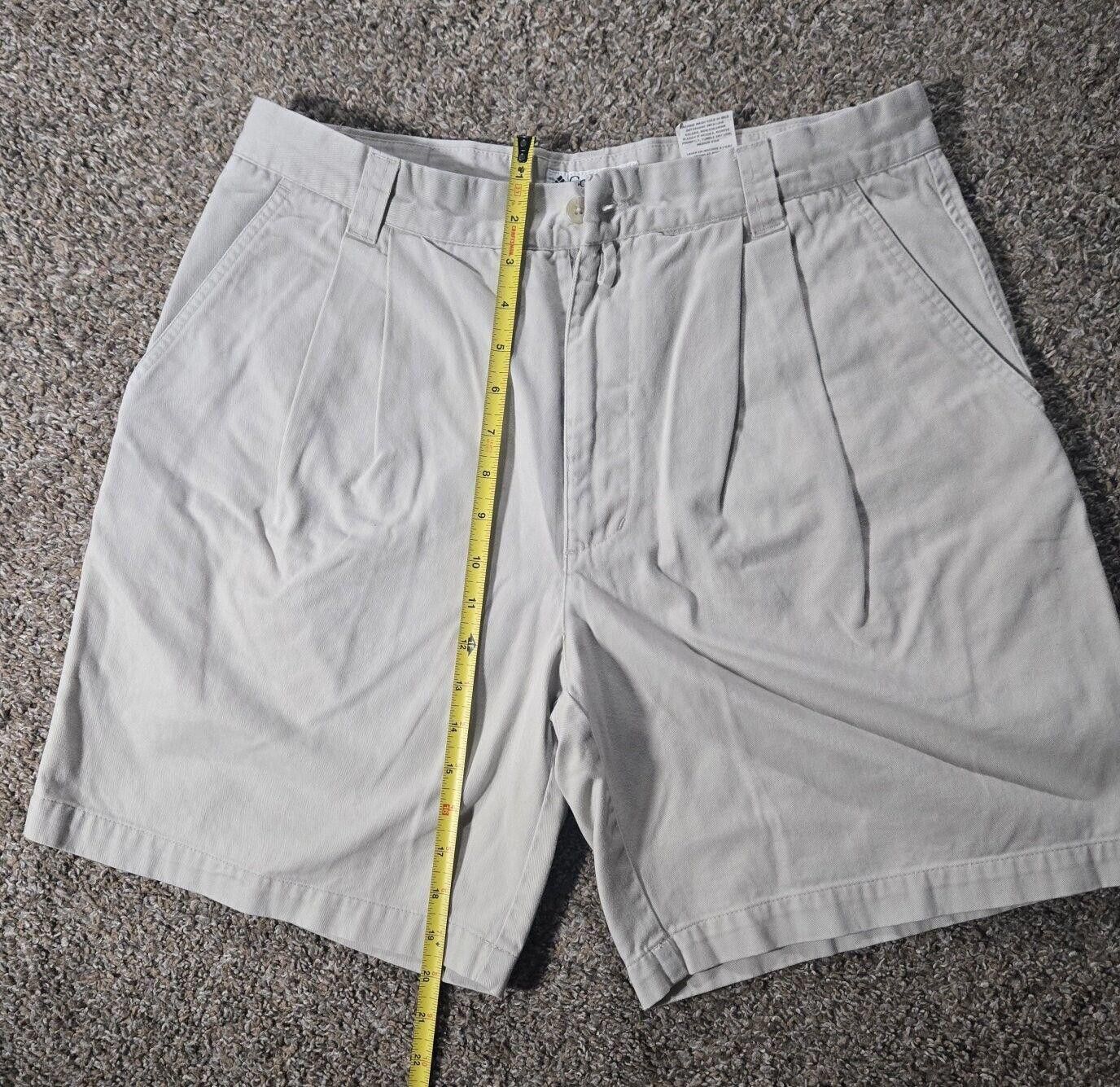 Columbia Khaki Columbia Sportswear Company Pleated Shorts 34 Size US 34 / EU 50 - 6 Thumbnail