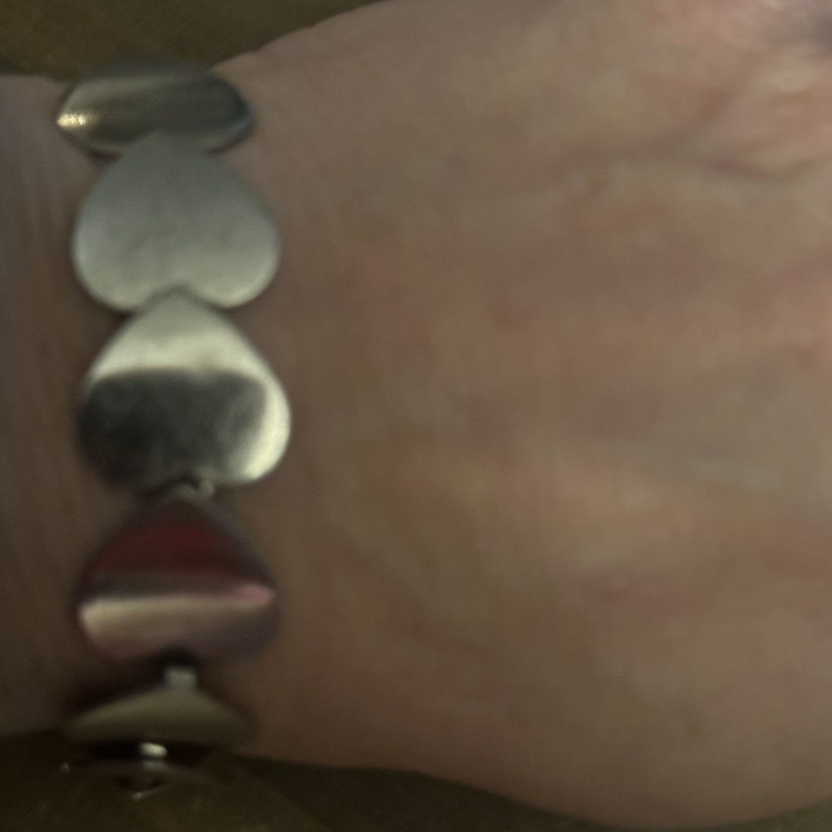 Vintage Vintage Sterling LaMode heart link Marilyn name bracelet Size ONE SIZE - 5 Thumbnail
