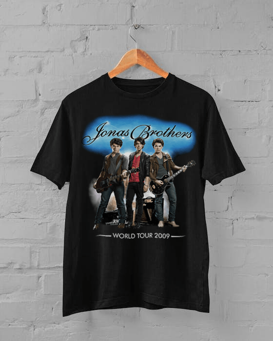 Jonas brothers store 2009 tour shirt