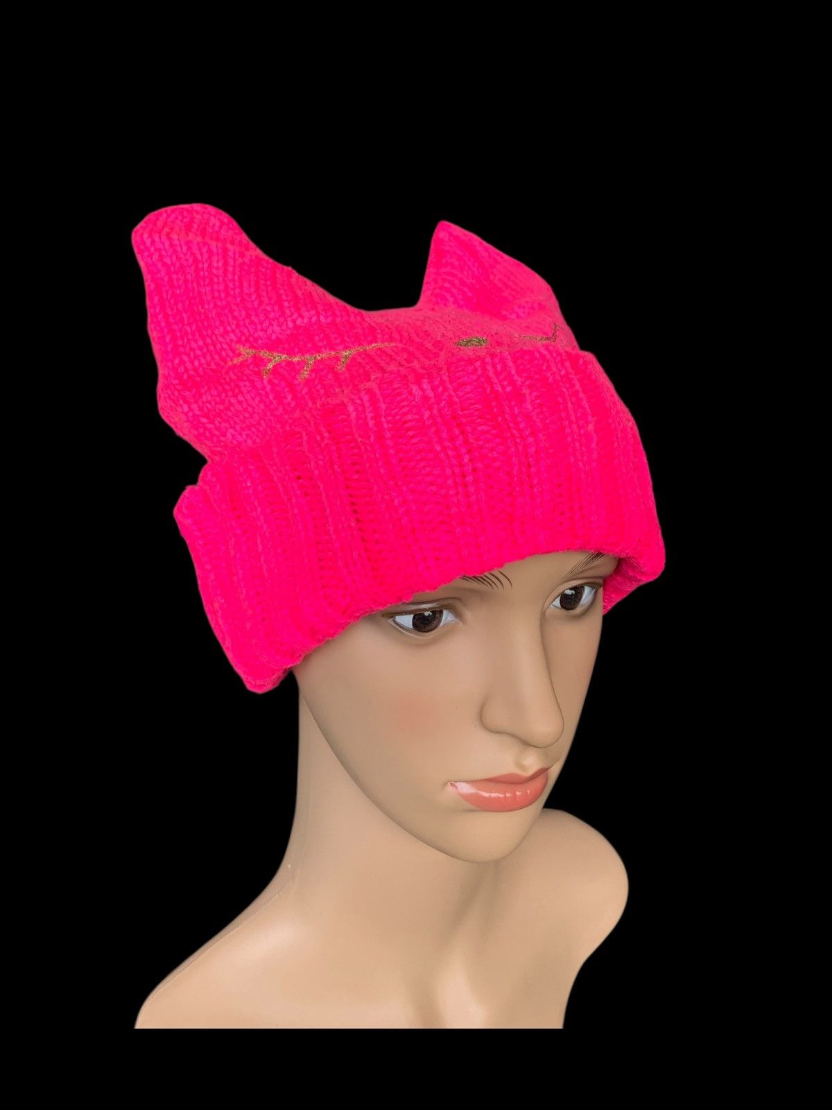 Japanese Brand × Kapital × Vintage Devil Horn Knitt Beanie Hat Size ONE SIZE - 3 Thumbnail