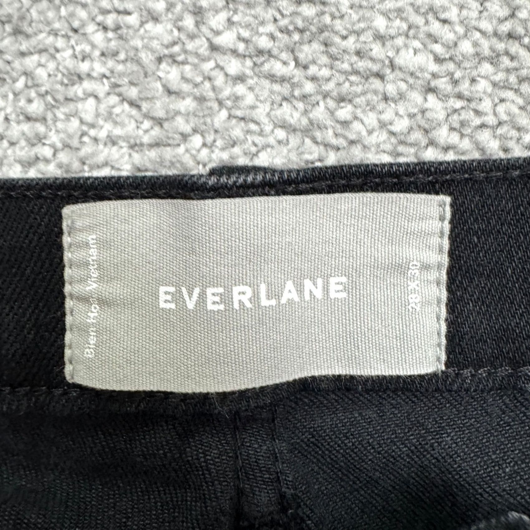 Everlane Everlane Slim Fit Straight Leg Denim Jeans Men 28x30 Black Cotton Stretch Casual City Grunge Mens Size US 28 / EU 44 - 6 Thumbnail