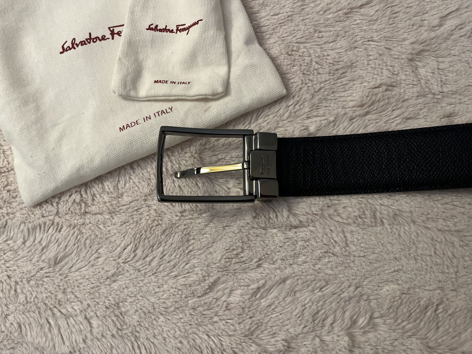 Salvatore Ferragamo Ferragamo Gancini Keeper Belt 34 in / Brown – Never Used Size 34 - 6 Thumbnail