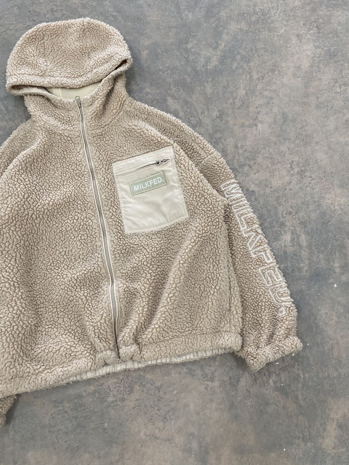 Japanese Brand × Other MILKFED JAPAN STREETWEAR FLEECE ZIPPER HOODIE SPELLOUT Size US S / EU 44-46 / 1 - 3 Thumbnail