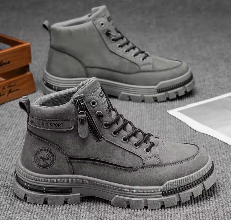 Japanese Brand PVC Utility Mid-Top Sneakers Shoe Size US 7 / EU 40 - 2 Thumbnail