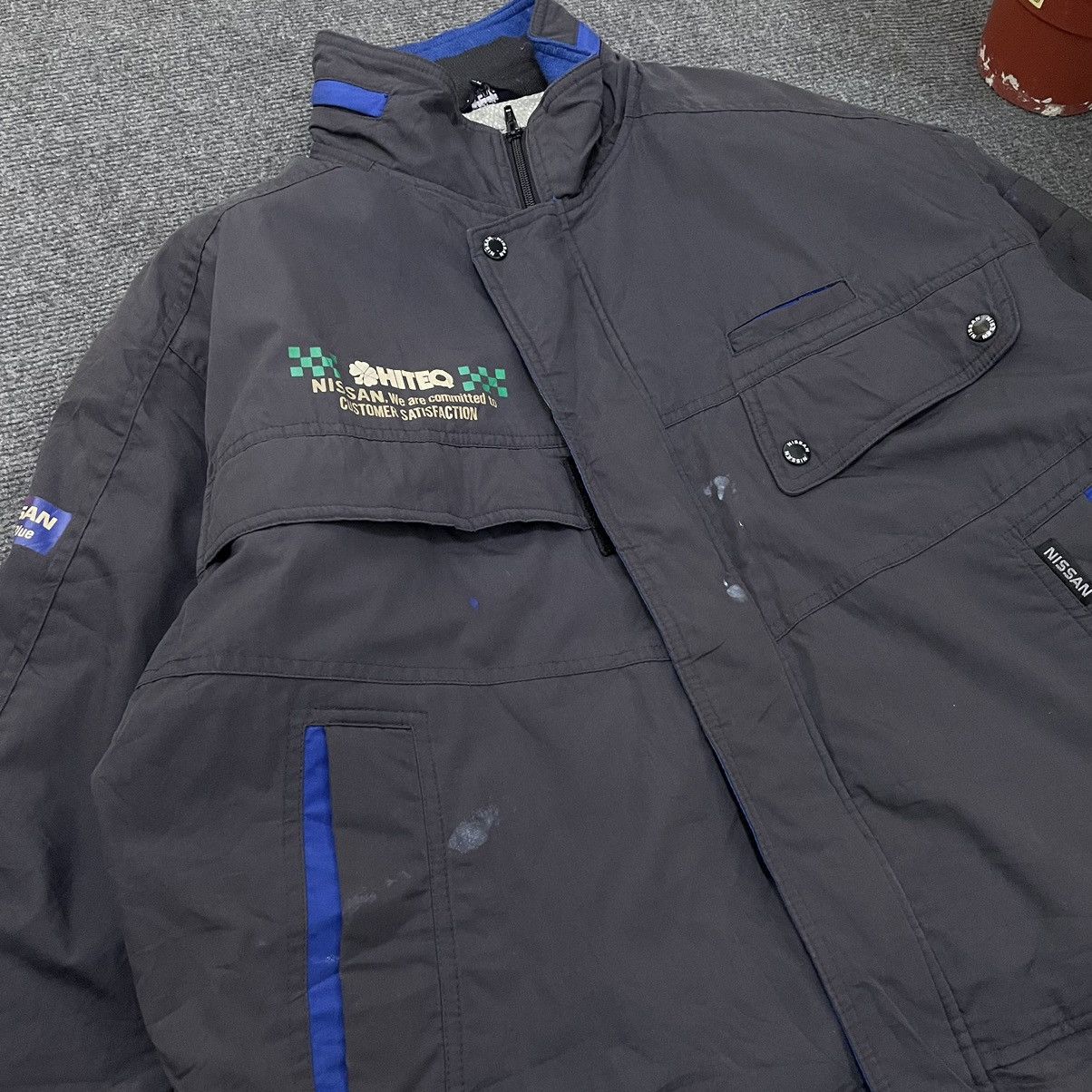 Japanese Brand × Vintage Vintage 90s Nissan Worker Jacket Size US XL / EU 56 / 4 - 8 Thumbnail