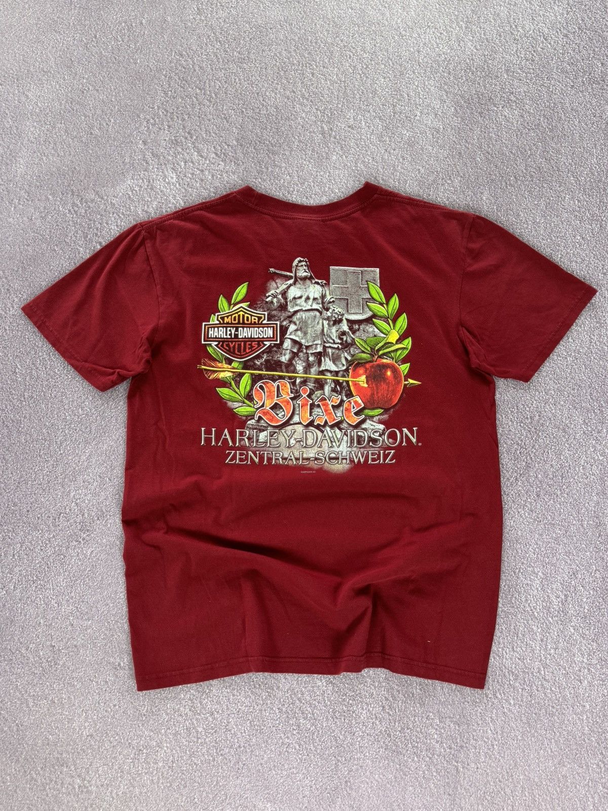 Harley Davidson Vintage Harley Davidson Grunge T-Shirt Size US M / EU 48-50 / 2 - 8 Thumbnail