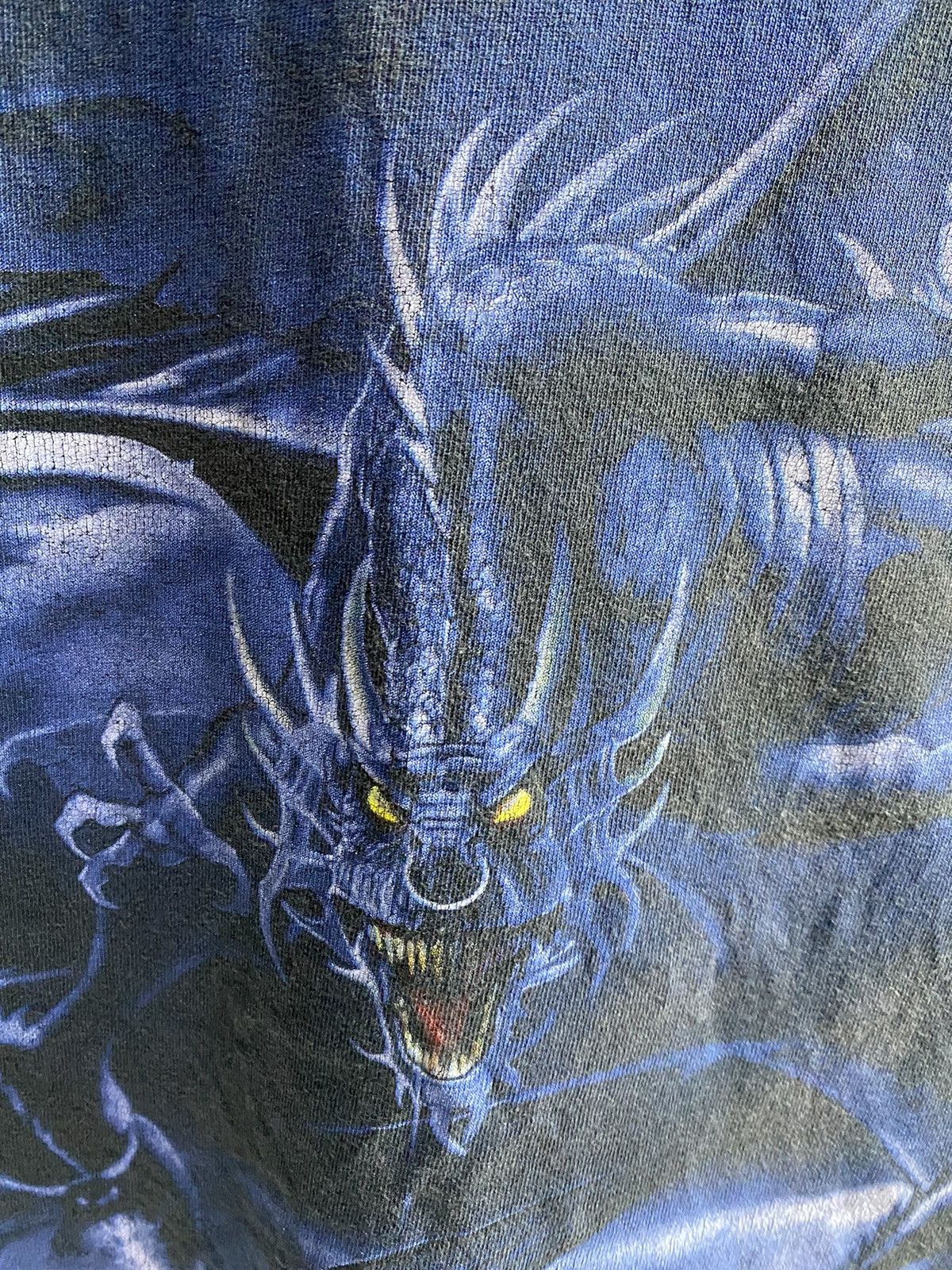 Liquid Blue DISTRESSED DRAGON BY LIQUID BLUE TSHIRT Size US XL / EU 56 / 4 - 4 Thumbnail