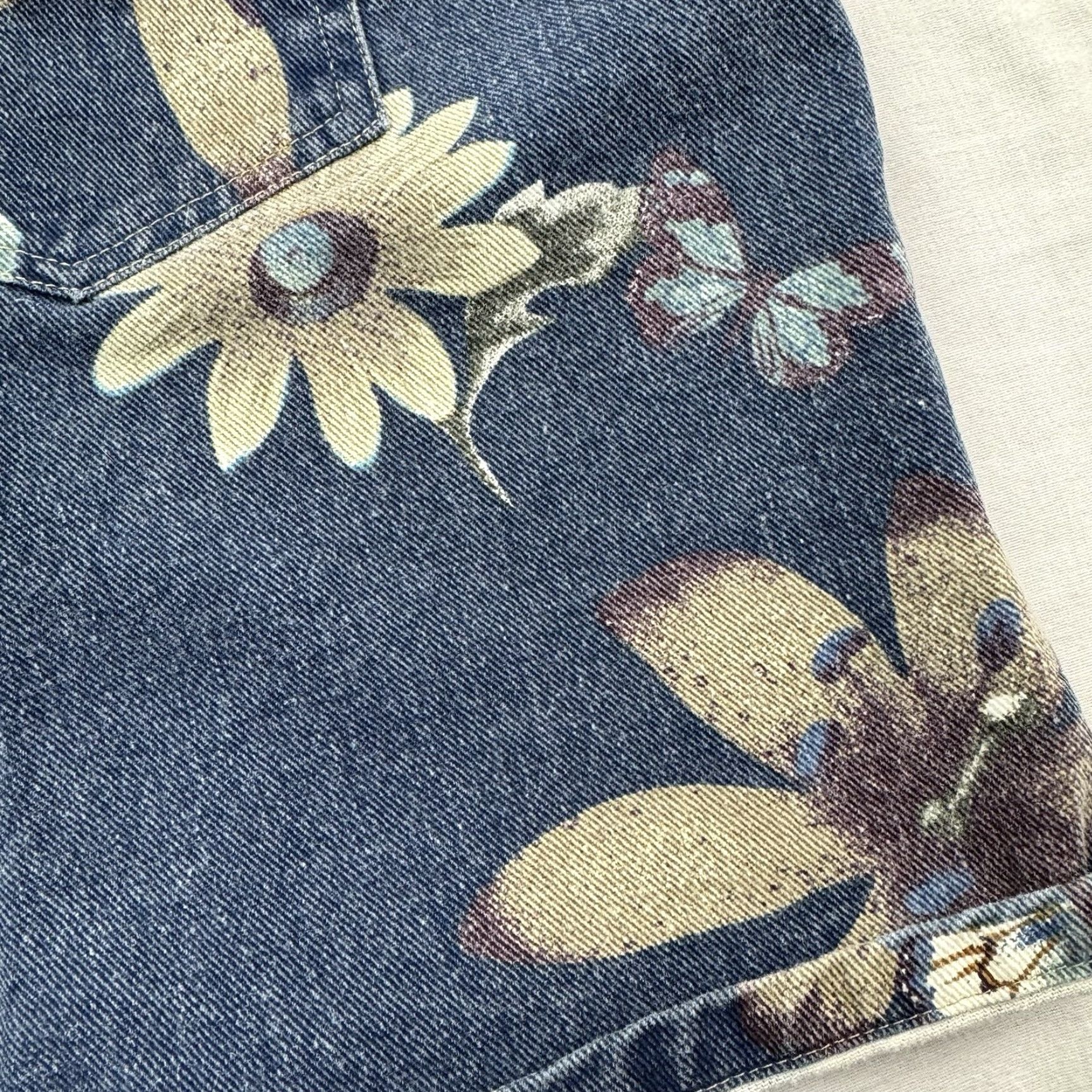 Vintage VINTAGE Venice Blues Denim Vest Womens M Floral 80s Bohemian Casual Denim Vest Womens M Blue Floral 80s Bohemian Mens? Size M / US 6-8 / IT 42-44 - 4 Thumbnail