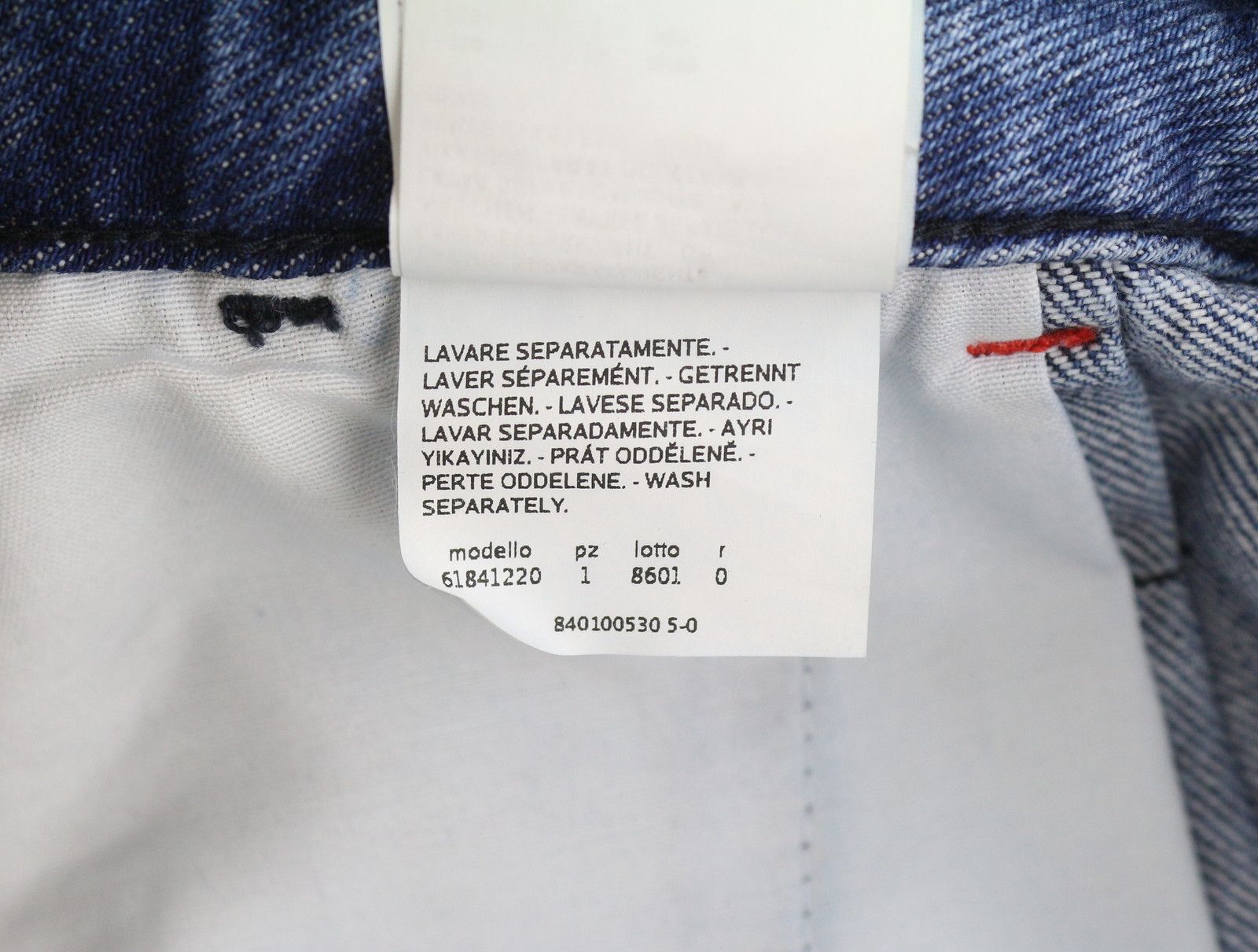 MAX&Co. W29 Blue Faded Pleated Straight Loose High Waist 88907 Size 29" - 9 Thumbnail