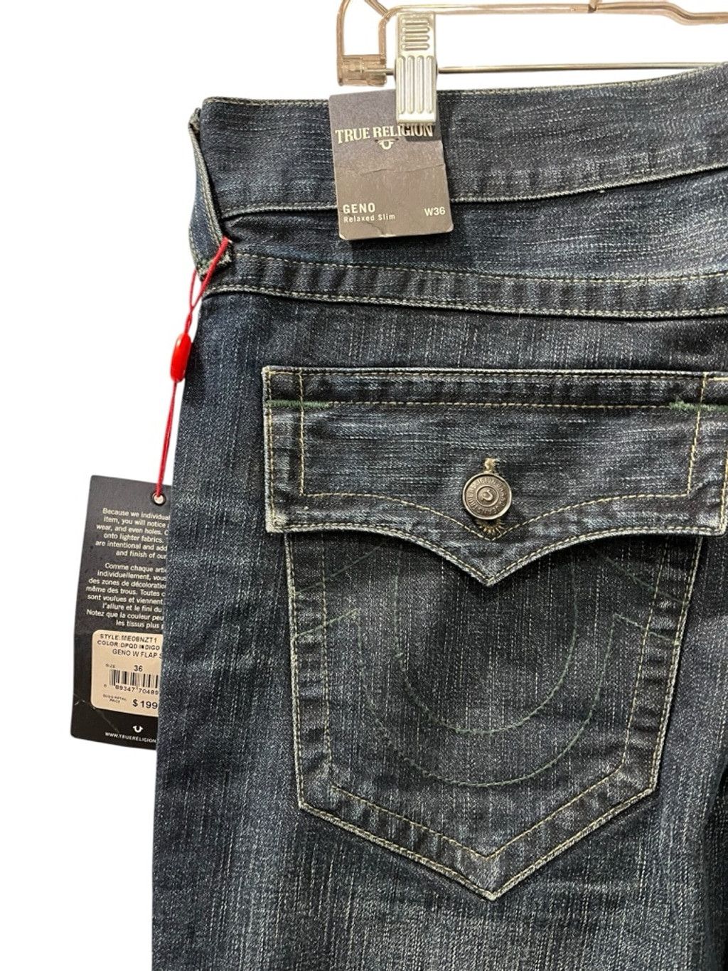 True Religion True Religion NWT Geno Slim Jeans Size 36 Flap Pocket Size US 36 / EU 52 - 11 Thumbnail