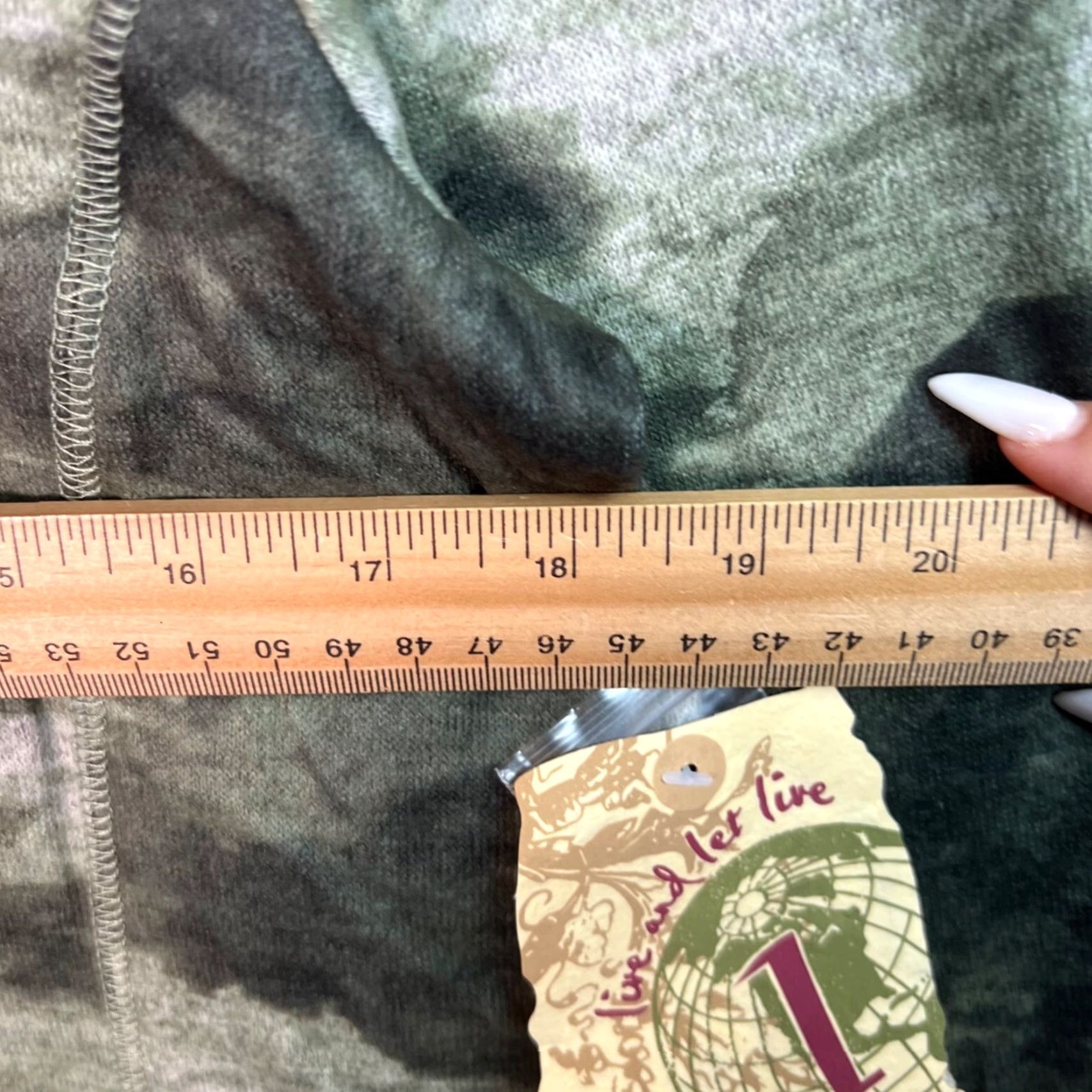 Vintage One World Womens Camouflage Cowl Neck Sweatshirt Pullover Size M Green Hoodie Size M / US 6-8 / IT 42-44 - 6 Thumbnail