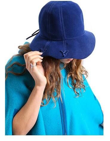 Designer Gorgeous Vintage 70's Felt Floppy Hat Size ONE SIZE - 4 Thumbnail
