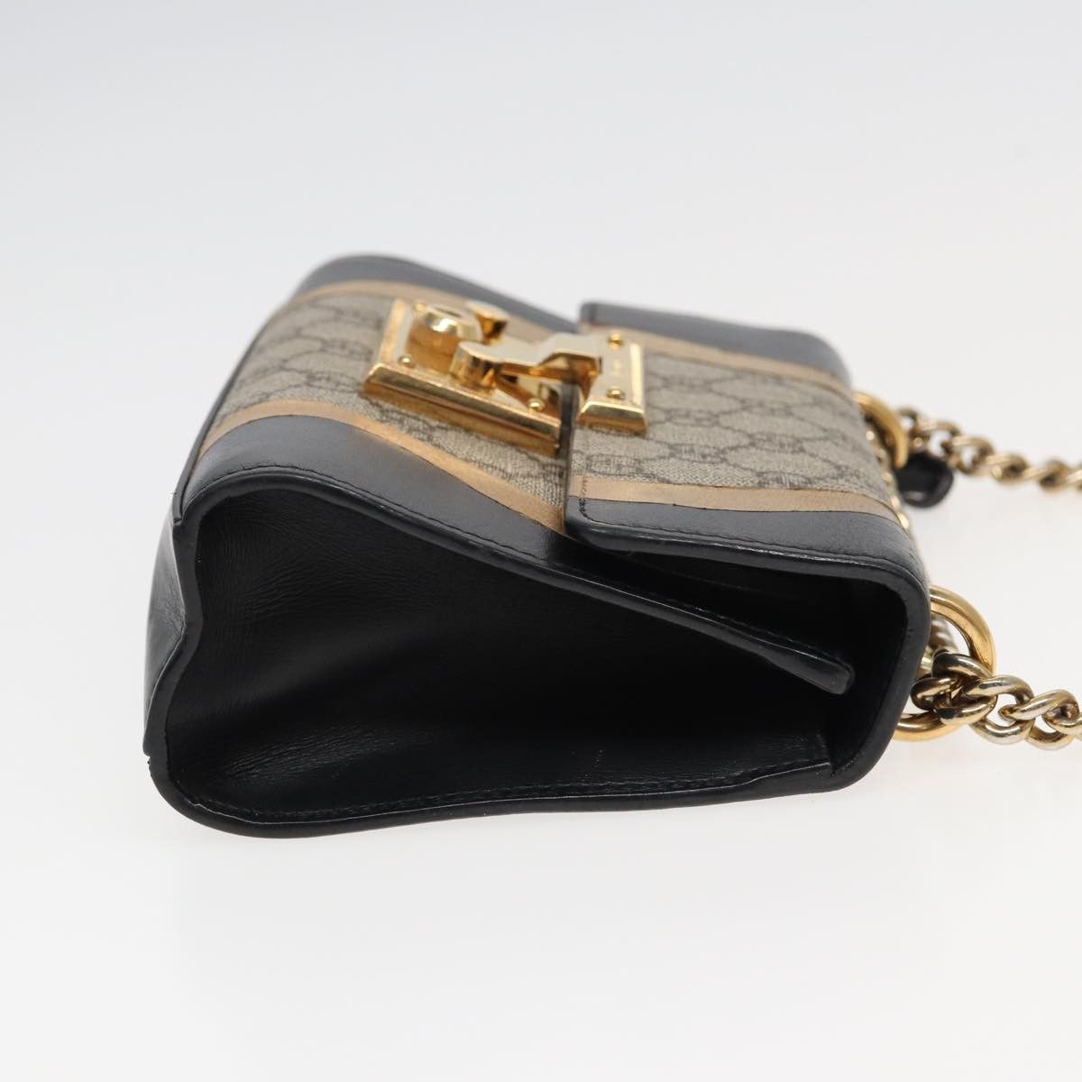 Gucci GUCCI Padlock GG Supreme Chain Shoulder Bag Pvc Beige Size ONE SIZE - 5 Thumbnail