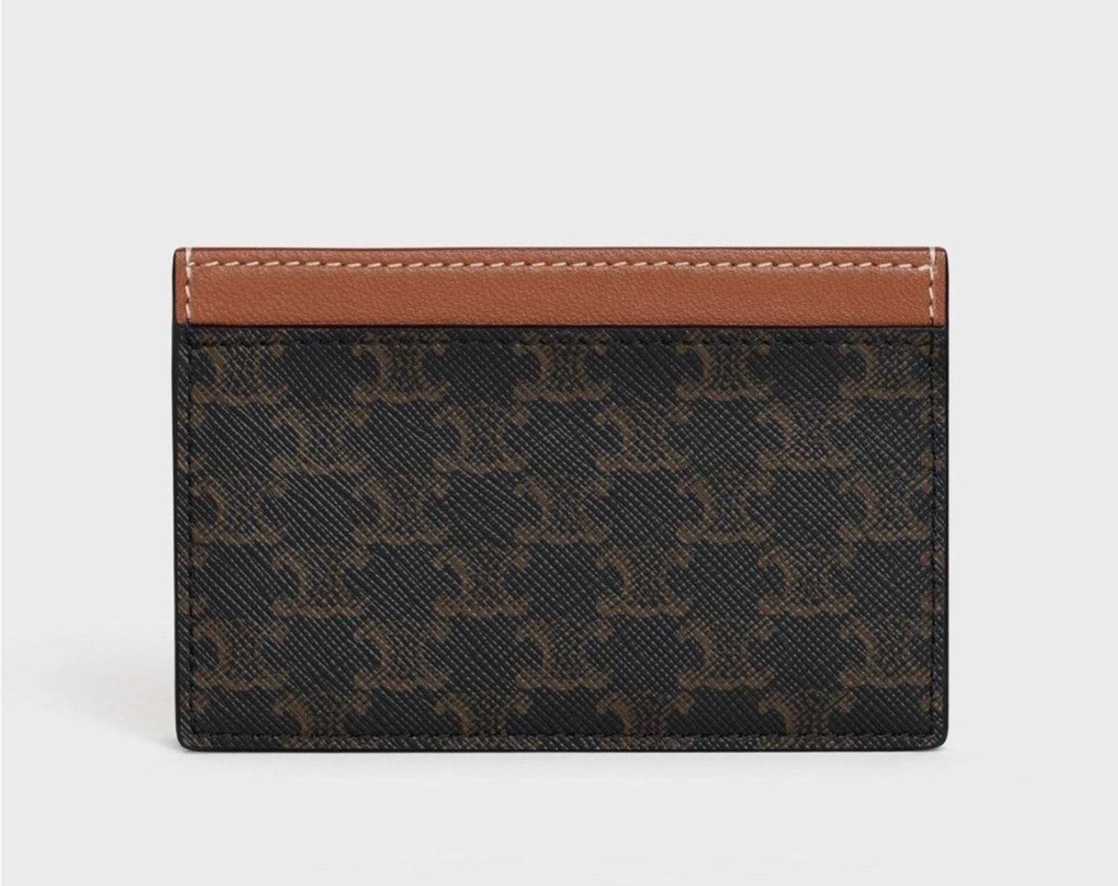 Celine Celine Triomphe Card Case Size ONE SIZE - 3 Thumbnail