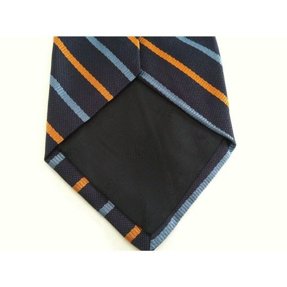 Brooks Brothers BROOKS BROTHERS BASICS MENS NAVY 100%SILK TIE WIDTH: 3 3/4" Size ONE SIZE - 4 Thumbnail