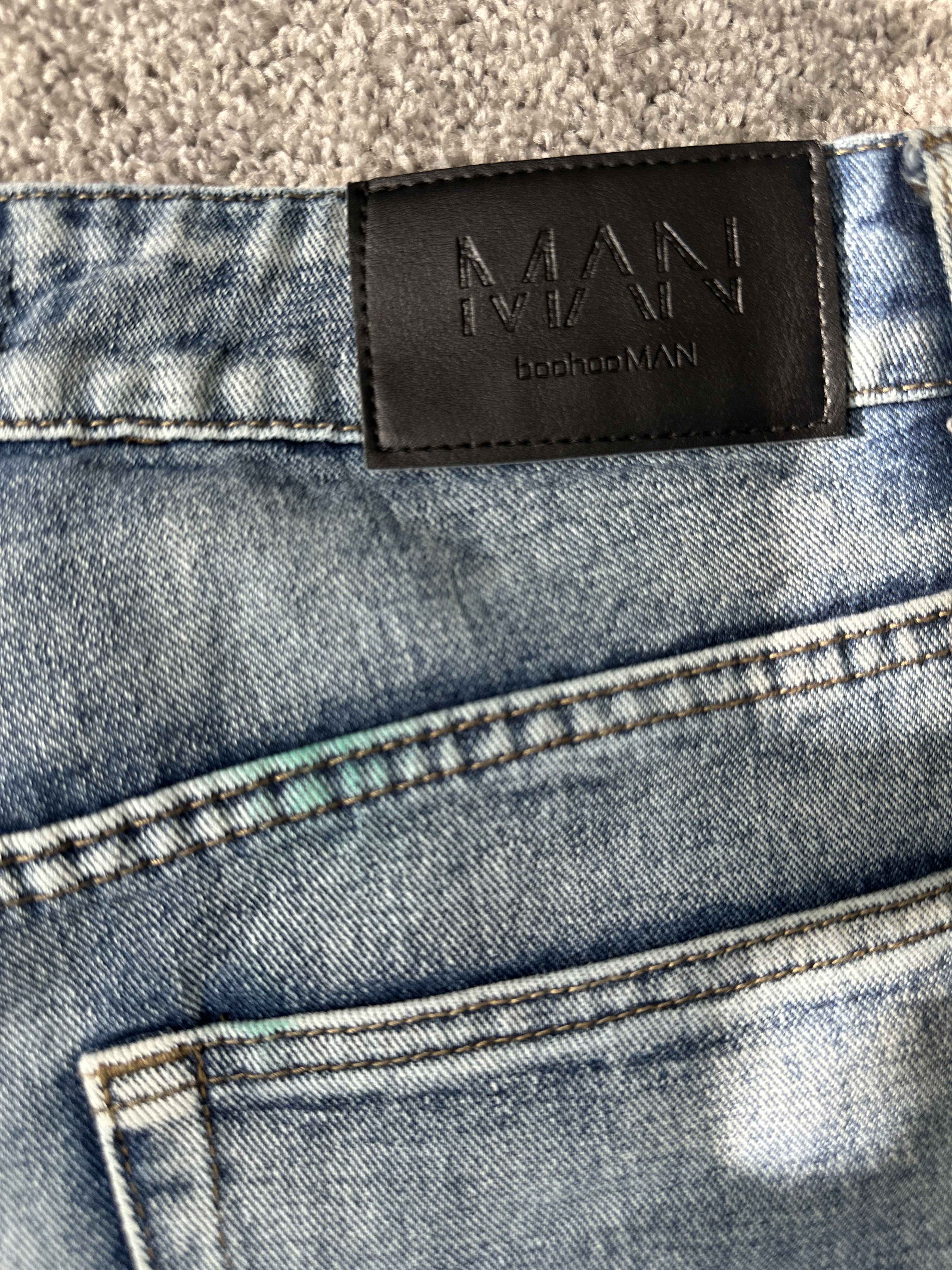The Generic Man Multi-color Patch Denim Size US 32 / EU 48 - 3 Thumbnail