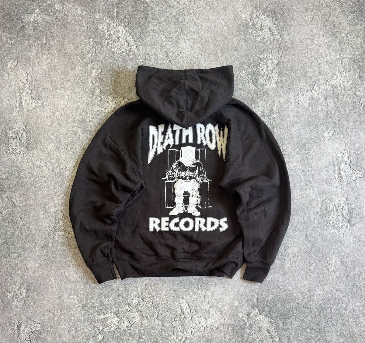 Death Row Records × Vintage Death Row Records big logo hoodie jumper sweatshirt hooded Size US M / EU 48-50 / 2 - 1 Thumbnail