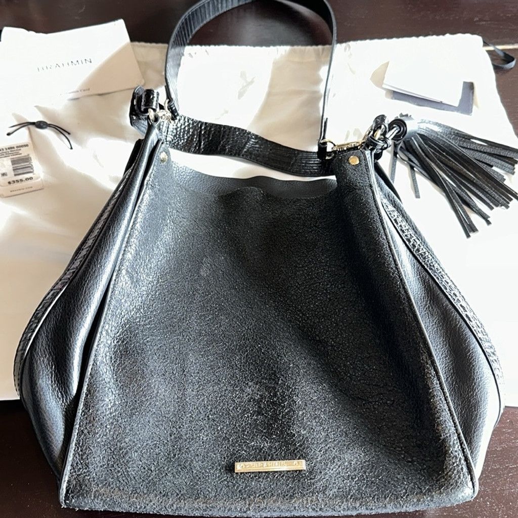 BRAHMIN Brahmin Duxbury Black Satchel Bag Size ONE SIZE - 2 Thumbnail