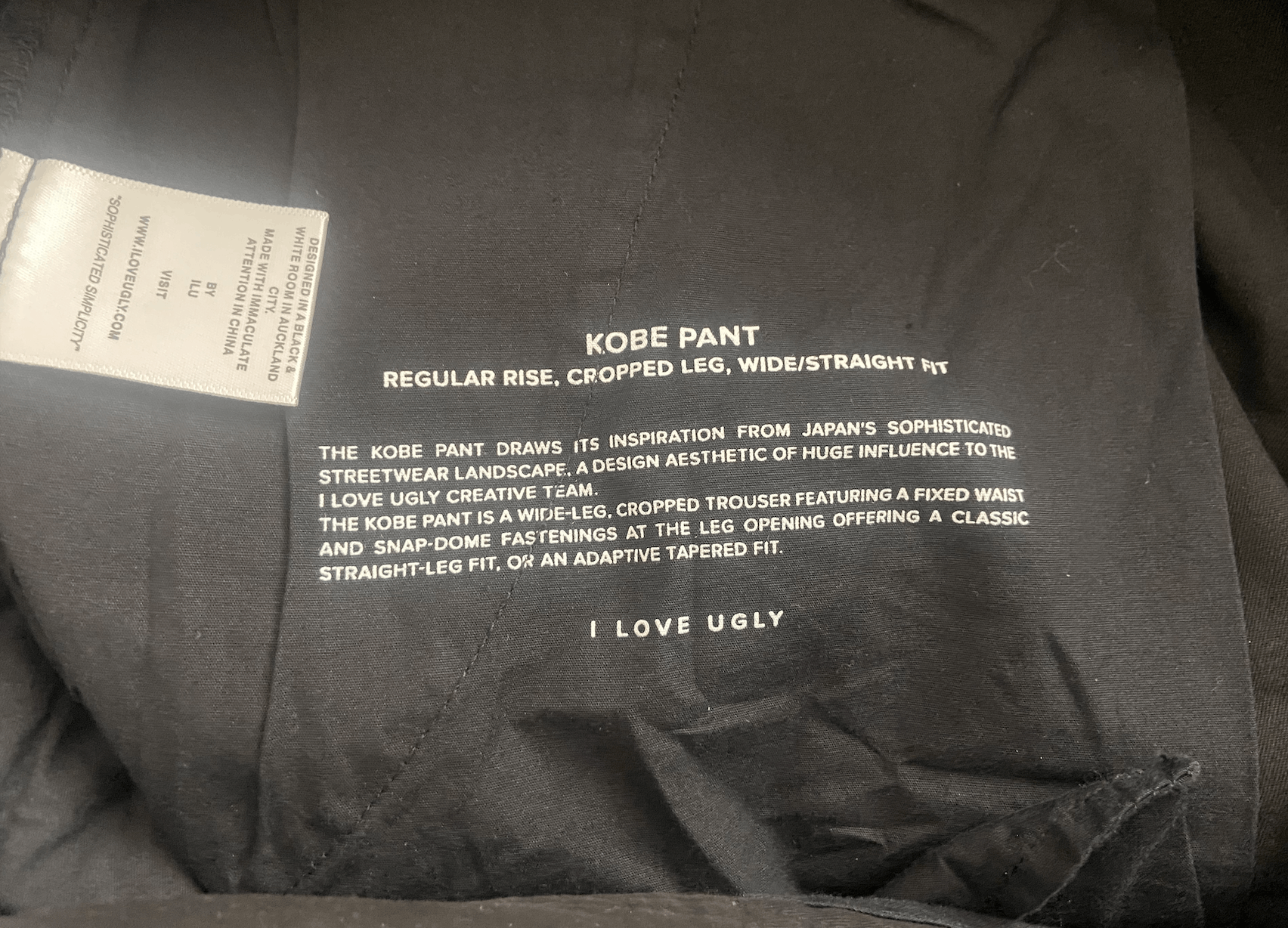 I Love Ugly Kobe Pant Size US 34 / EU 50 - 3 Thumbnail