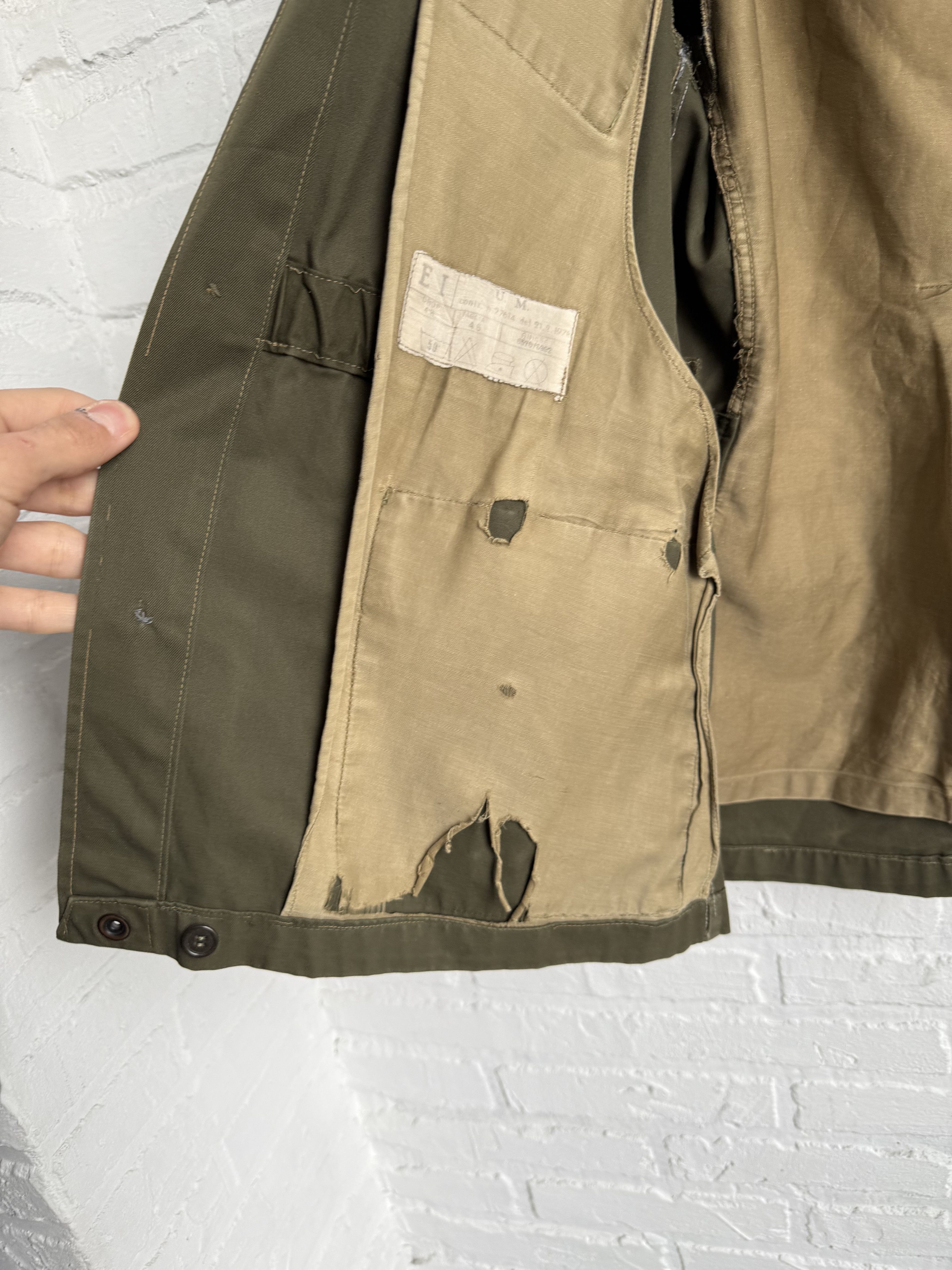 Vintage Vintage 1970s Italian Military Field Jacket Size US M / EU 48-50 / 2 - 5 Thumbnail