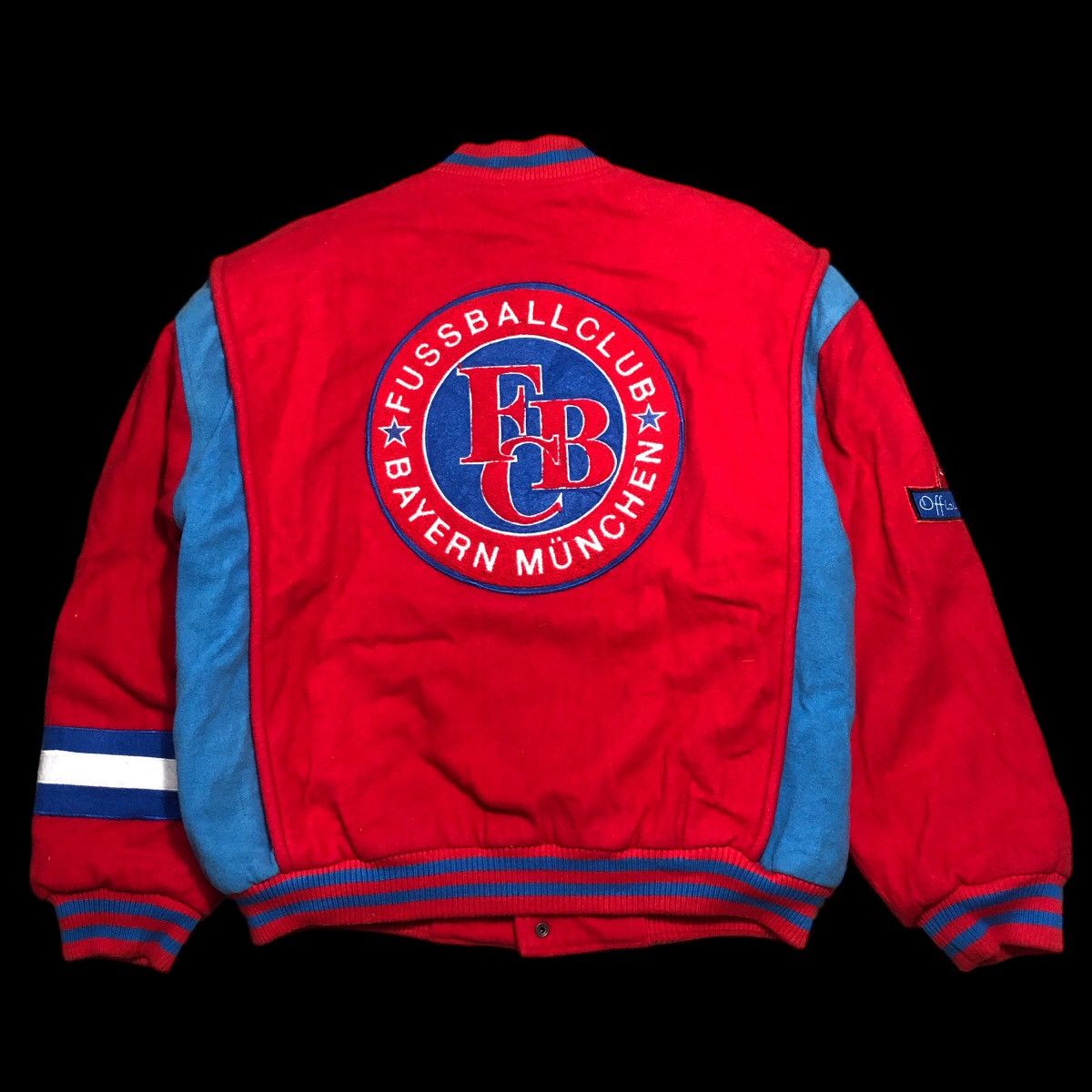 Vintage Rare Original Vtg Fc Bayern Munchen Wool Varsity Jacket Size US M / EU 48-50 / 2 - 3 Thumbnail