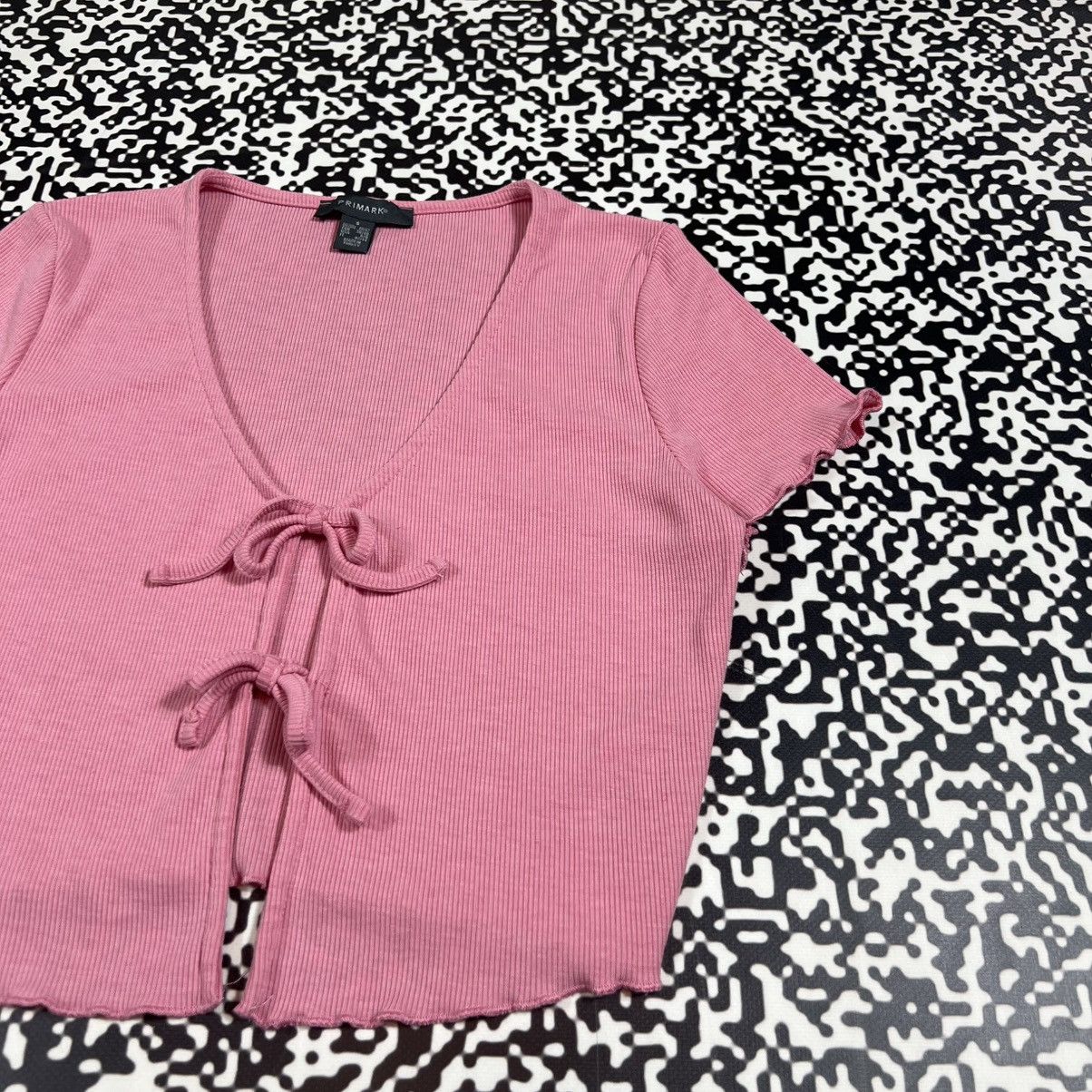 Vintage Vintage Y2K Japanese Style Stripe Cripped Sexy T-shirt Size S / US 4 / IT 40 - 4 Thumbnail