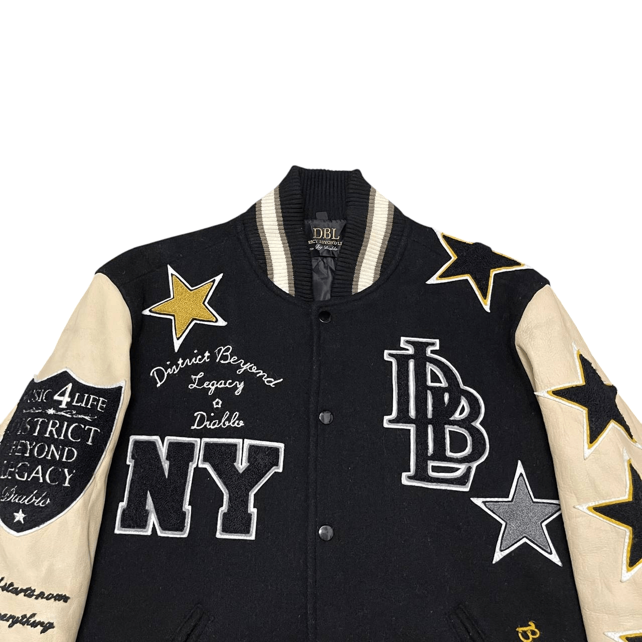 Grand Slam Vintage DBL by Grand Slam Patches Wool Varsity Jacket Size US M / EU 48-50 / 2 - 2 Thumbnail