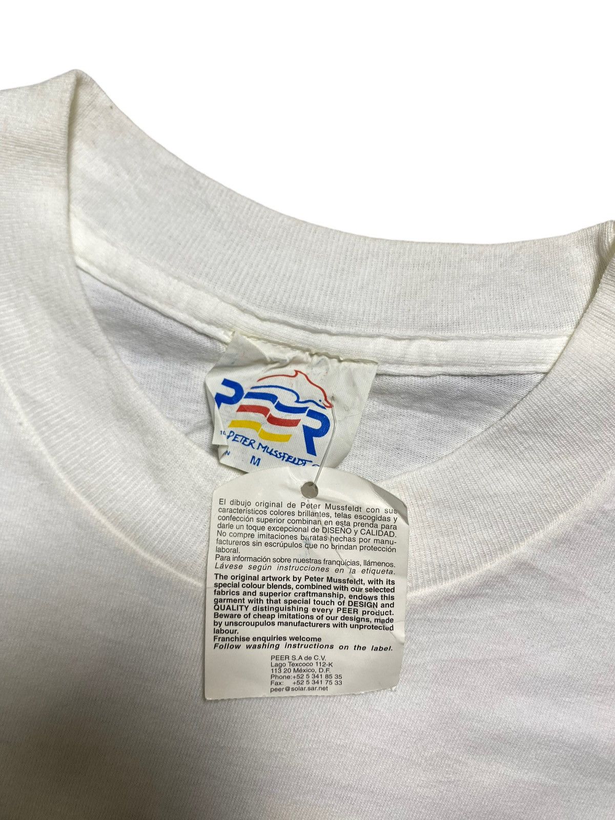 Other 90s PEER PETER MUSSFELDT ART TEE DOLPHINE GRAPHICH Size US M / EU 48-50 / 2 - 11 Thumbnail