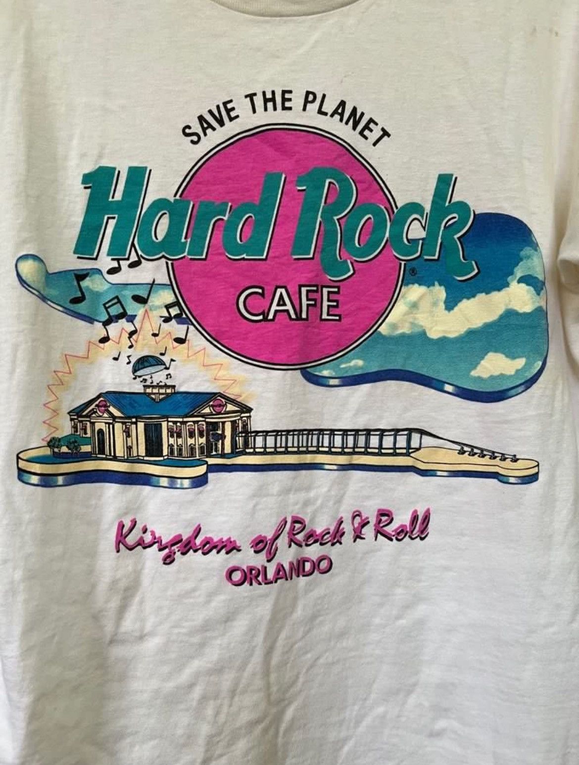 Band Tees × Hard Rock Cafe × Vintage Vintage Hard Rock Cafe Orlando USA Size US L / EU 52-54 / 3 - 3 Thumbnail